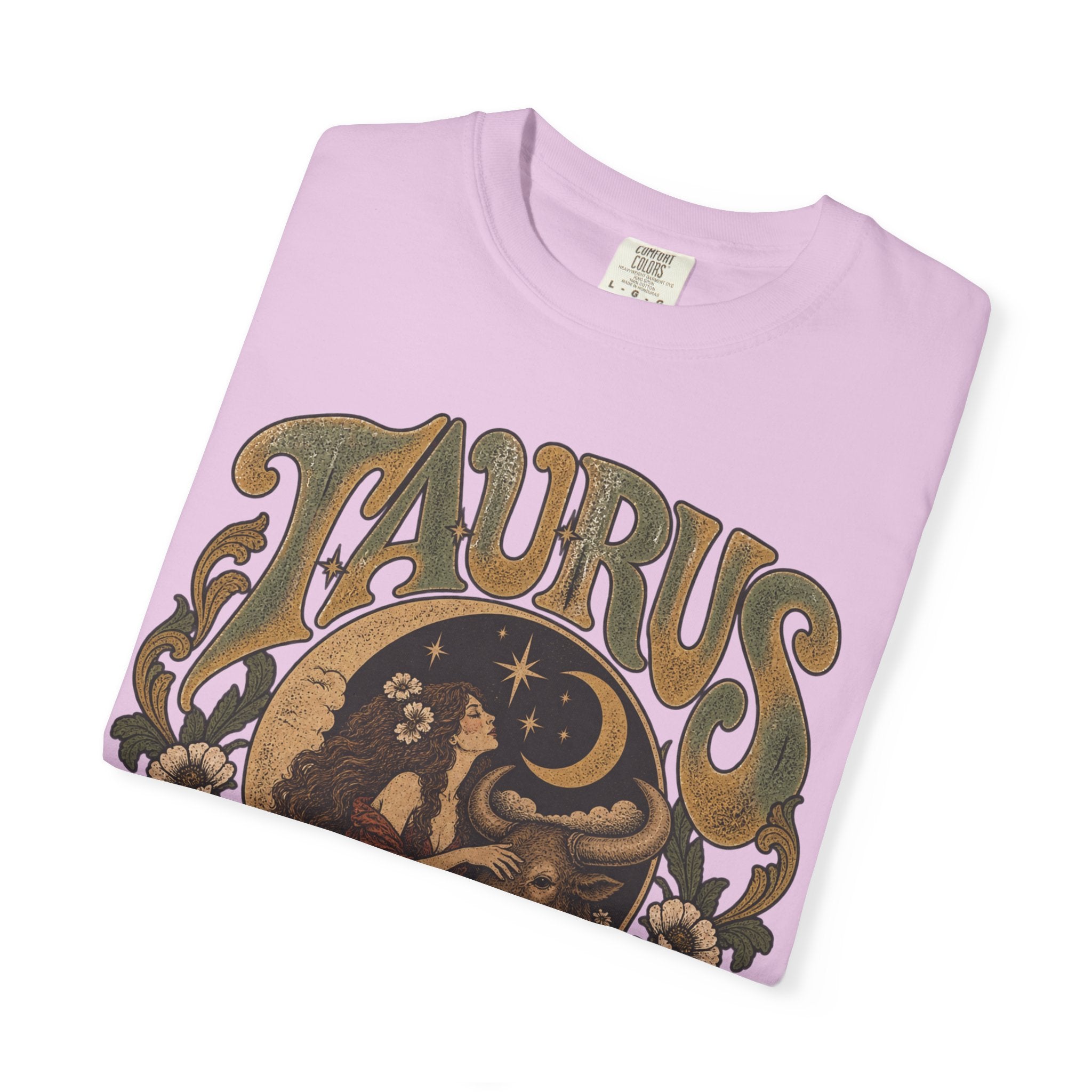 Taurus Zodiac T‑Shirt — Vintage Astrological Bull Graphic