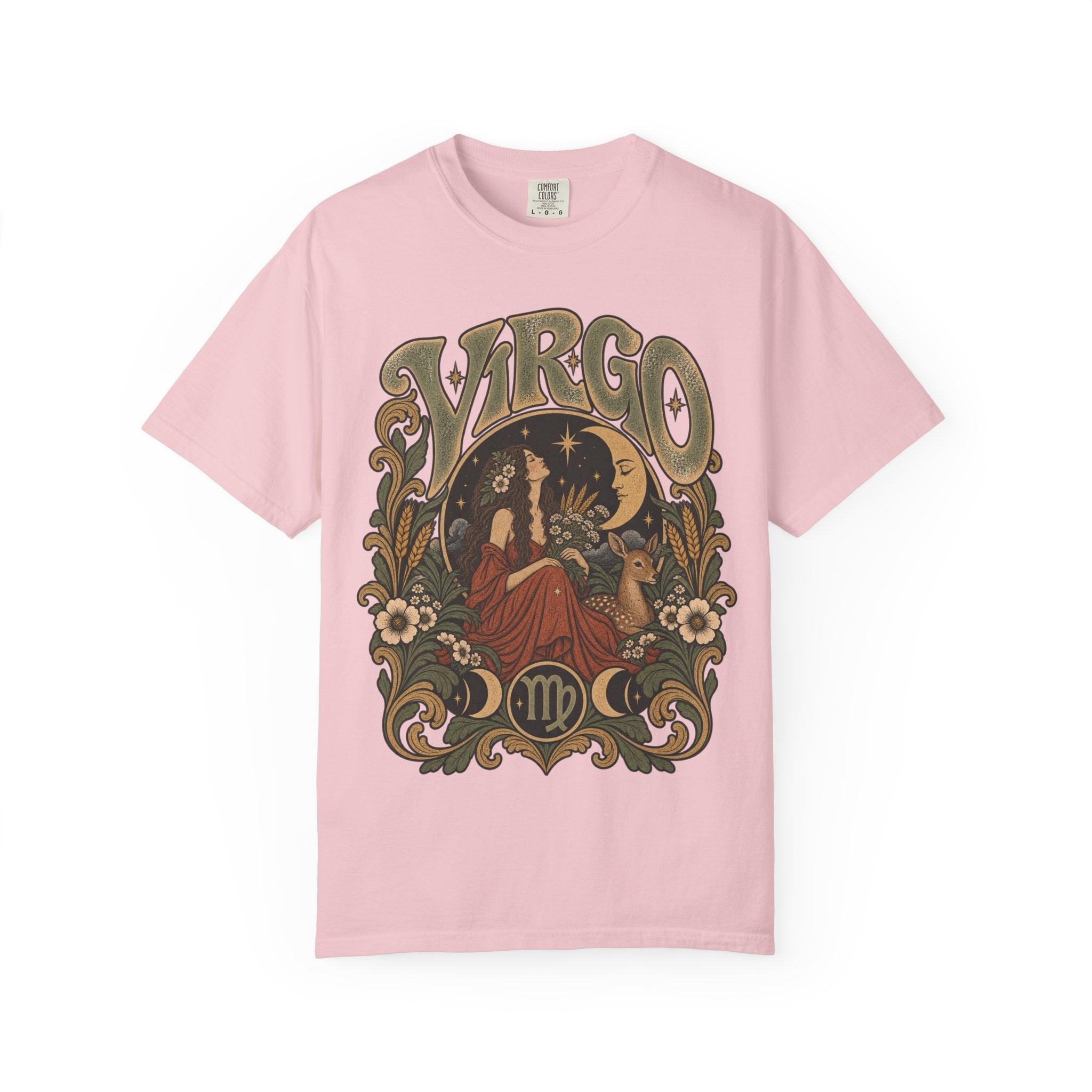 Virgo Zodiac T-Shirt — Vintage Astrology Graphic Tee