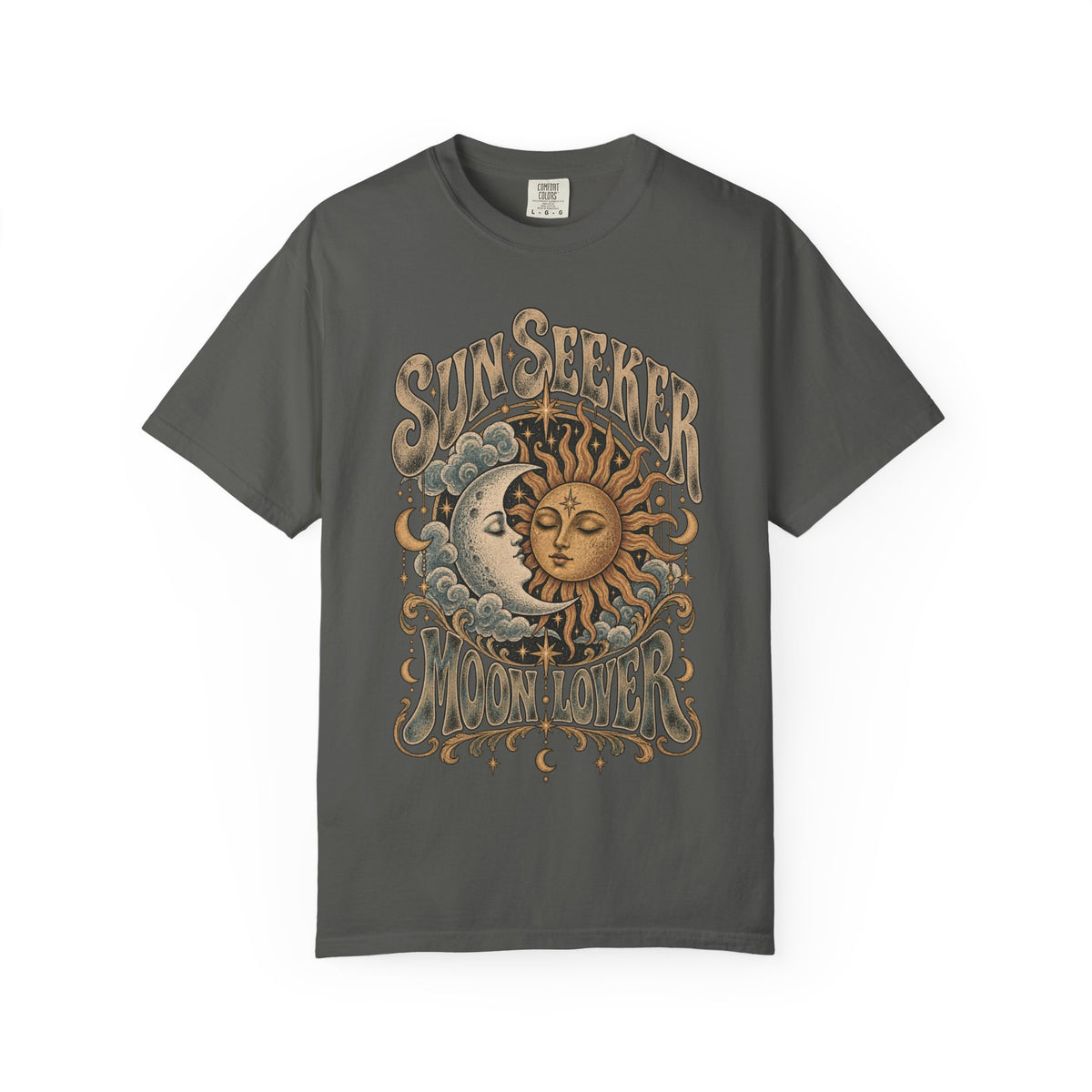 Sunseeker Moonlover Tee — Vintage Sun & Moon Graphic T-Shirt