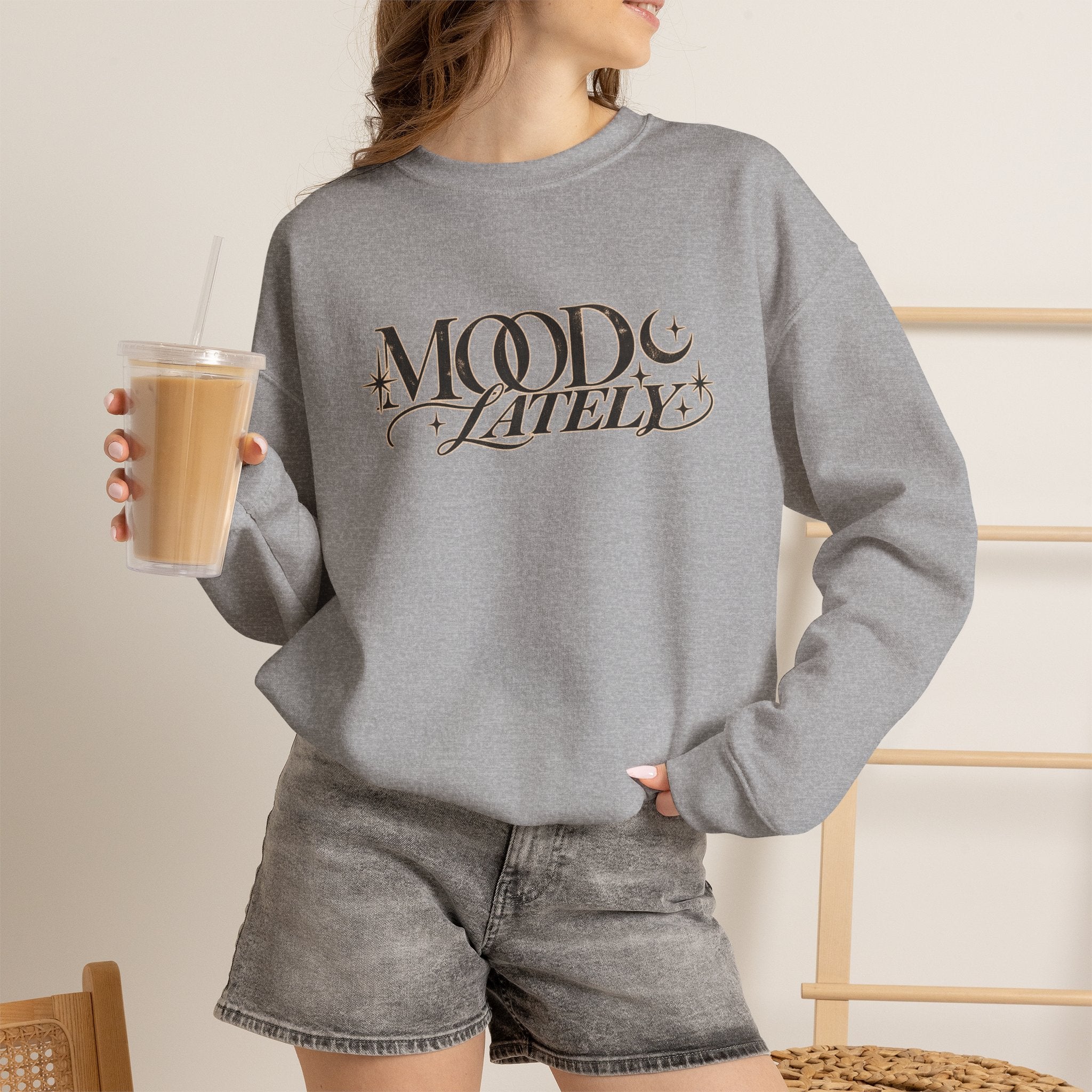Moon and Stars Script Sweatshirt