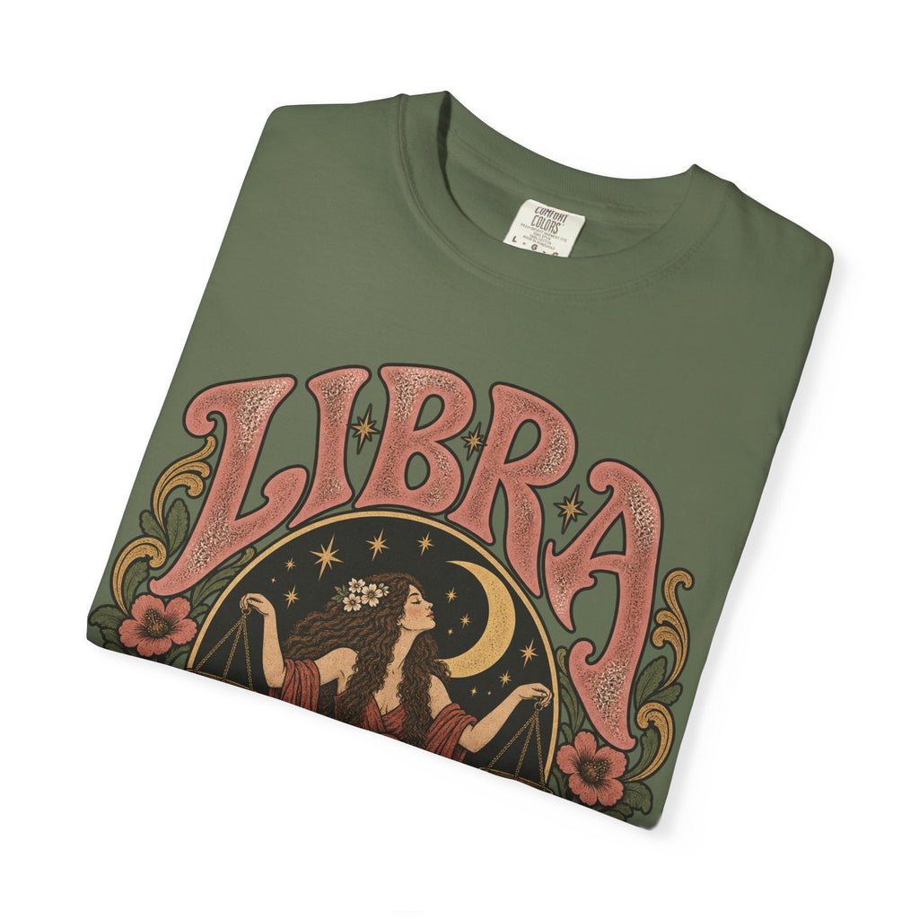 T-Shirt — Libra Vintage Zodiac Graphic Tee