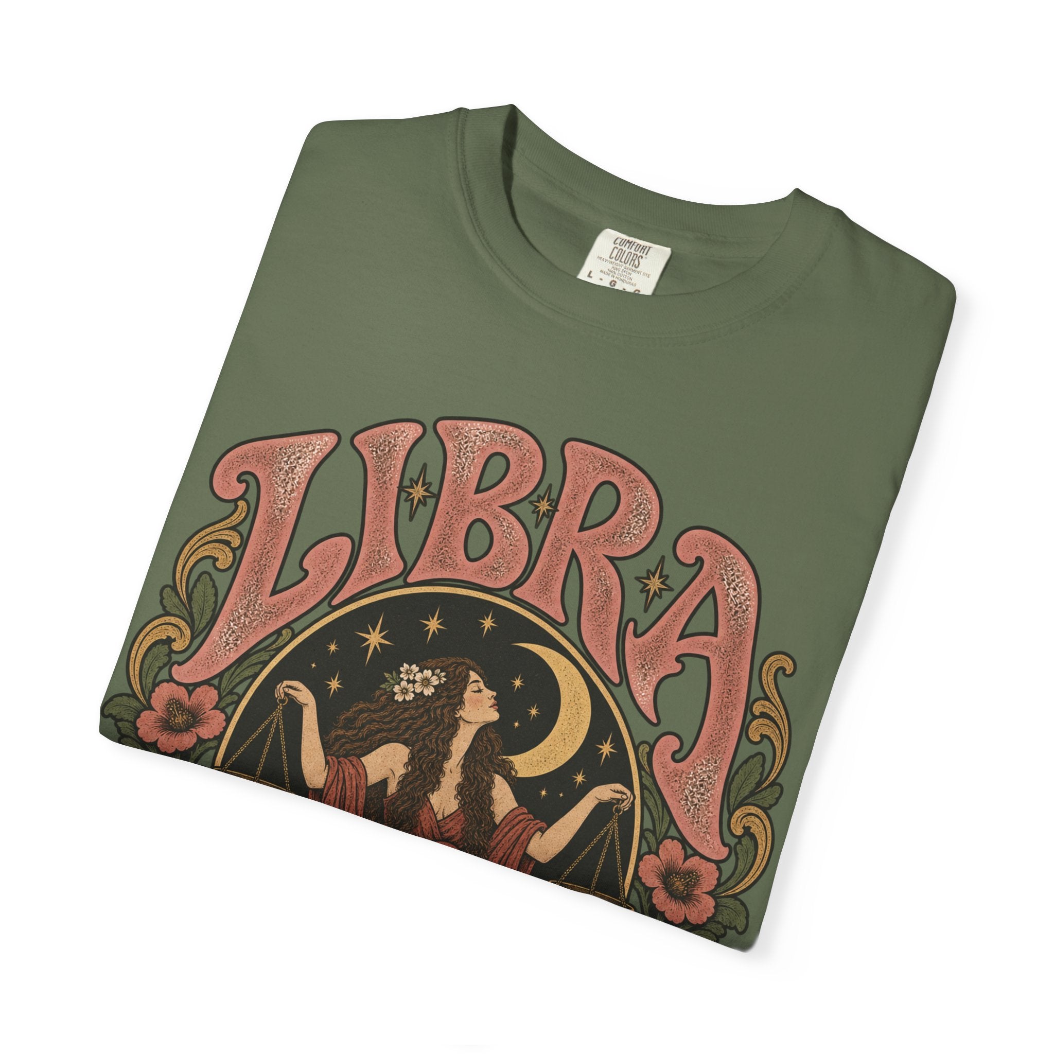 T-Shirt — Libra Vintage Zodiac Graphic Tee