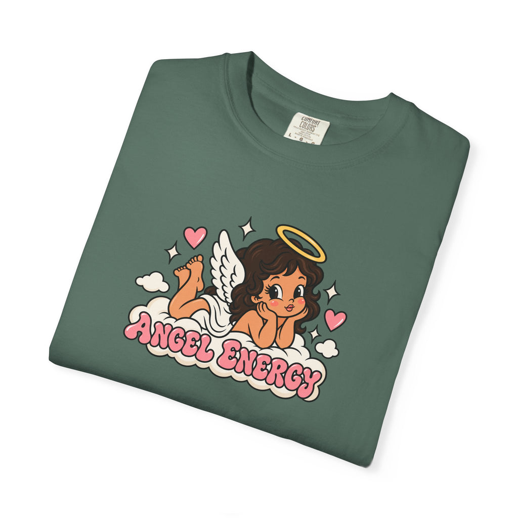Angel Energy T-Shirt — Cute Retro Angel Graphic Tee
