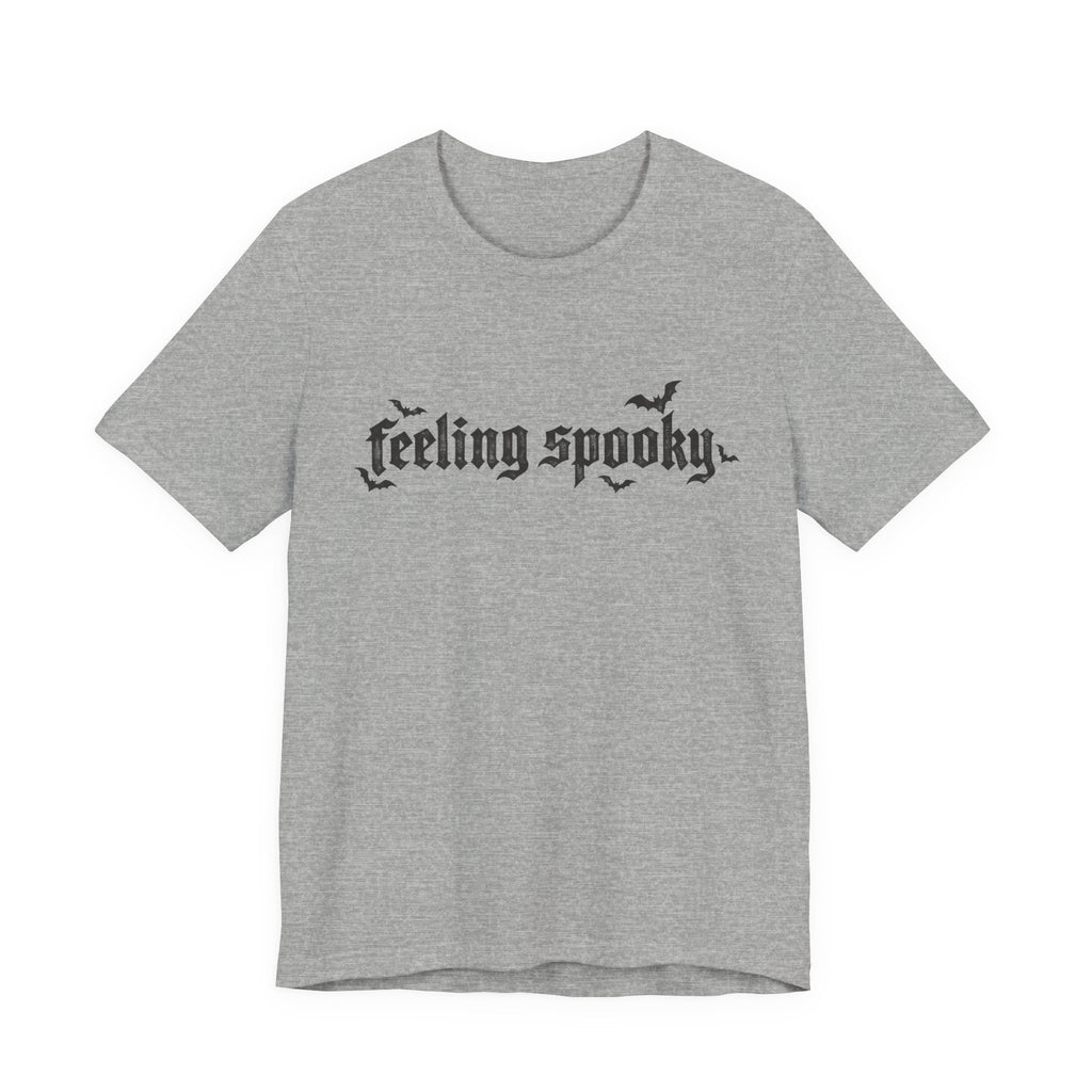 Feeling Spooky T-Shirt — Gothic Halloween Tee with Bats