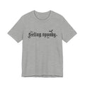 Feeling Spooky T-Shirt — Gothic Halloween Tee with Bats