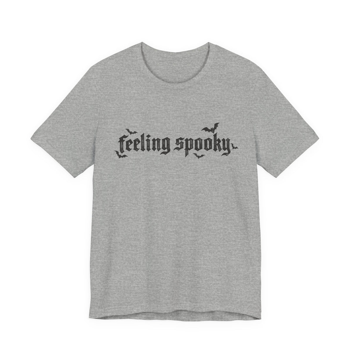 Feeling Spooky T-Shirt — Gothic Halloween Tee with Bats