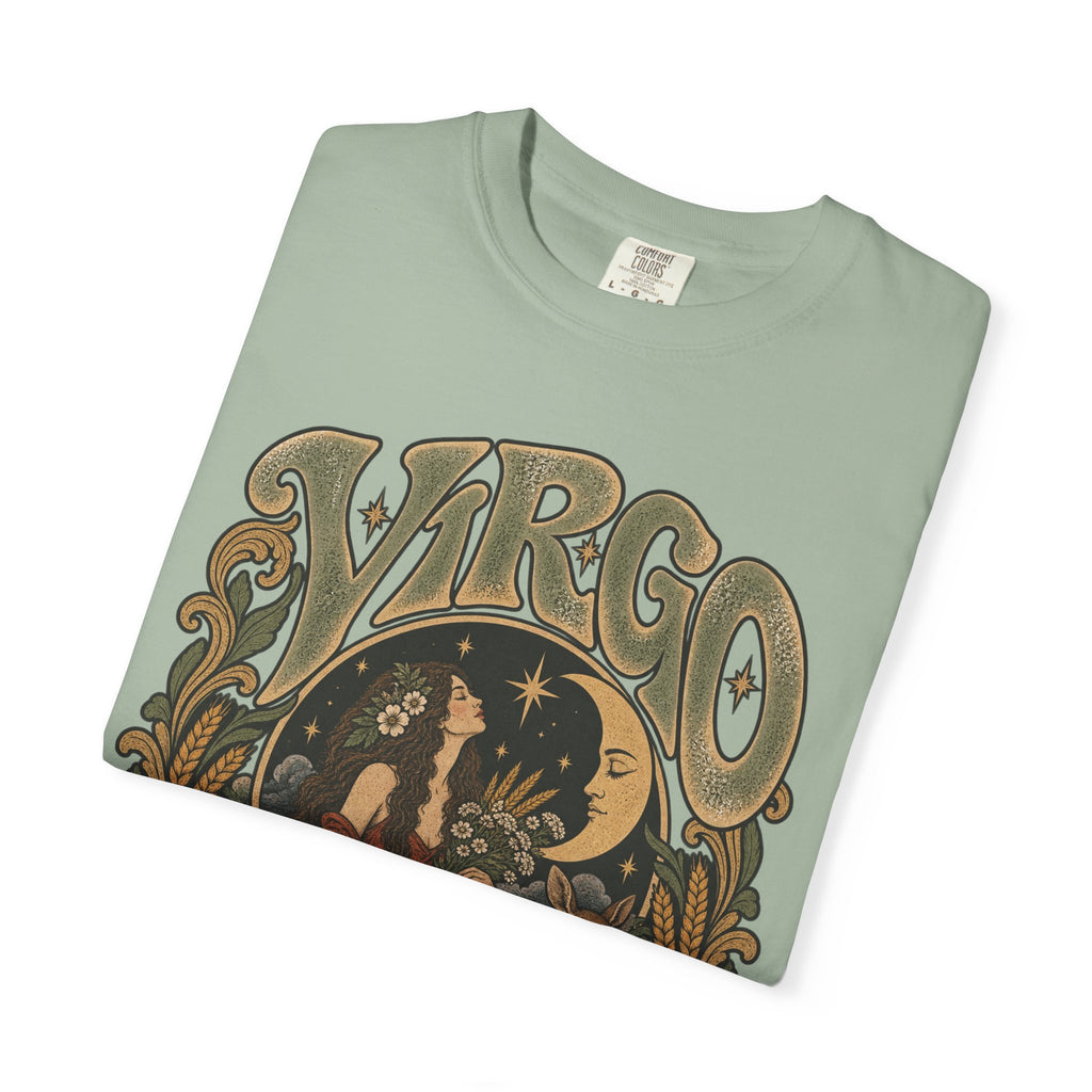 Virgo Zodiac T-Shirt — Vintage Astrology Graphic Tee