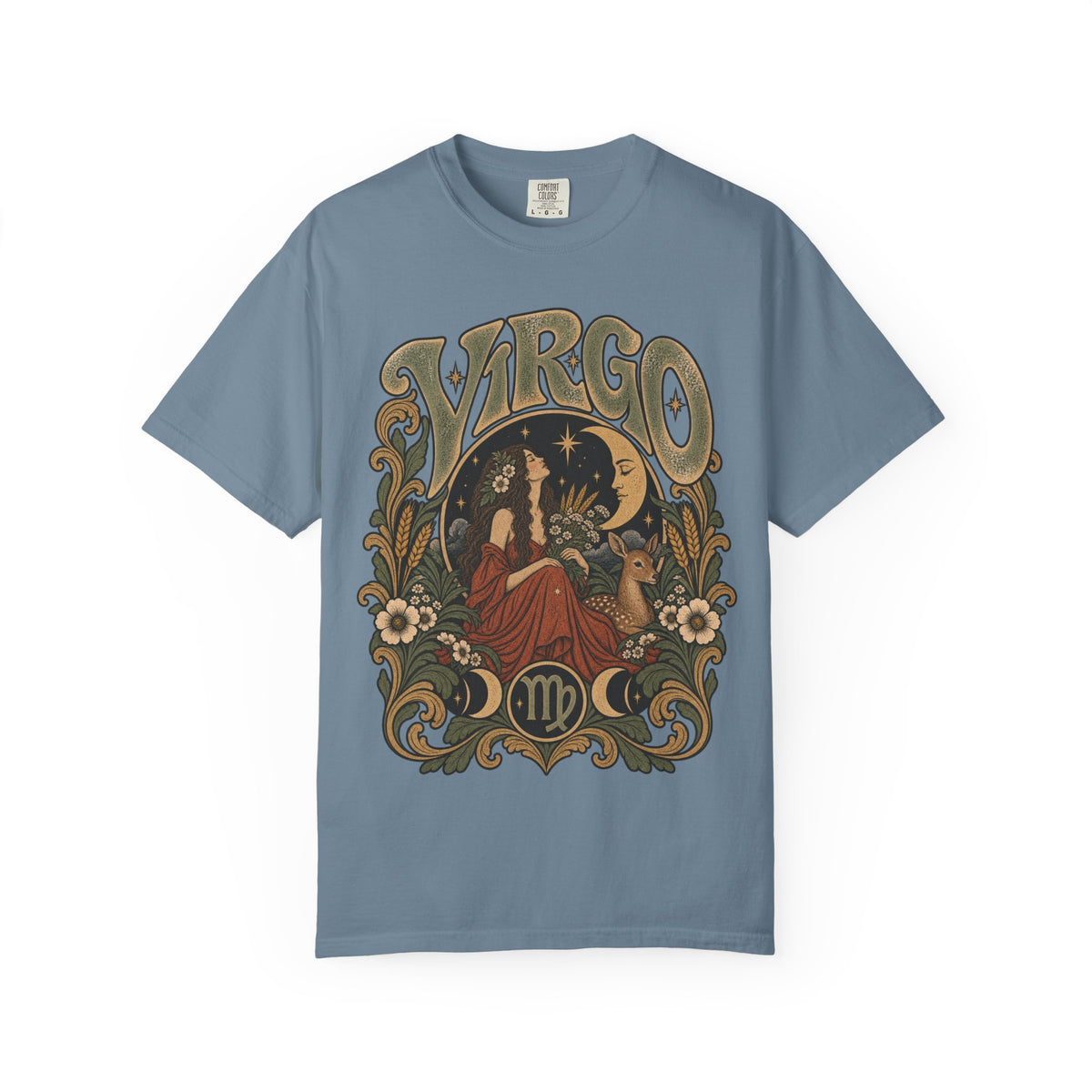 Virgo Zodiac T-Shirt — Vintage Astrology Graphic Tee