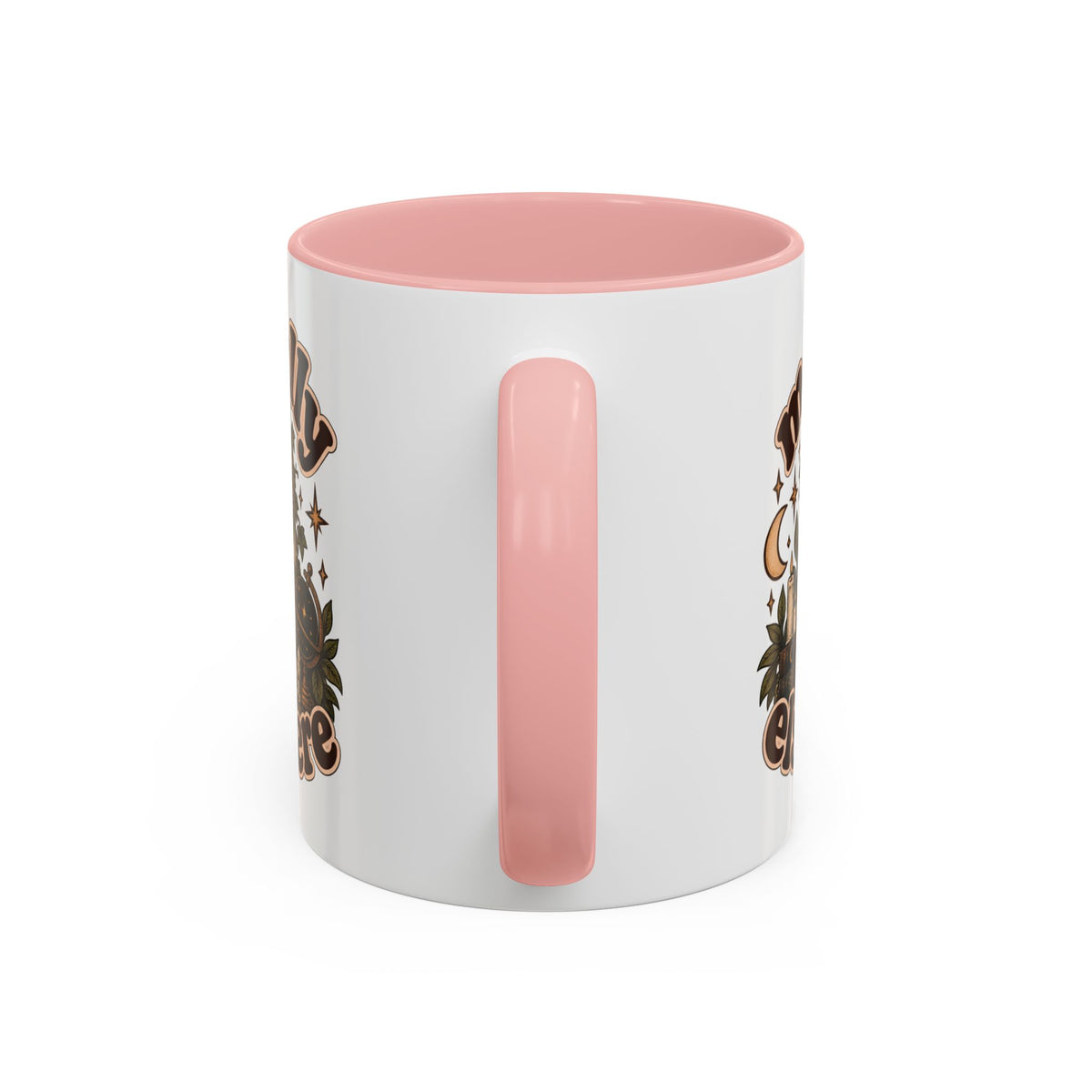 Mentally Elsewhere Mug — Black Cat Celestial Ceramic Coffee Mug