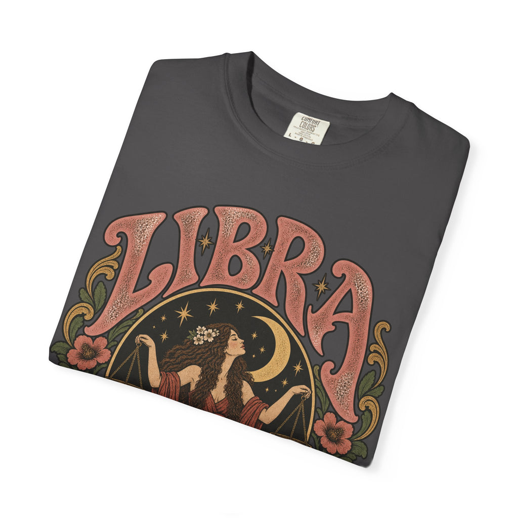 T-Shirt — Libra Vintage Zodiac Graphic Tee