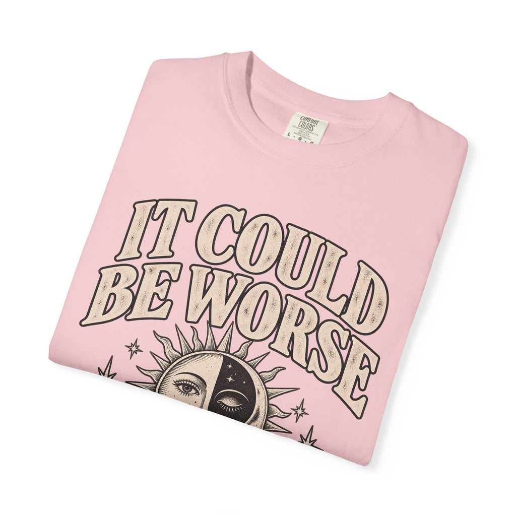 It Could Be Worse Tee — Vintage Sun & Moon Graphic T-Shirt