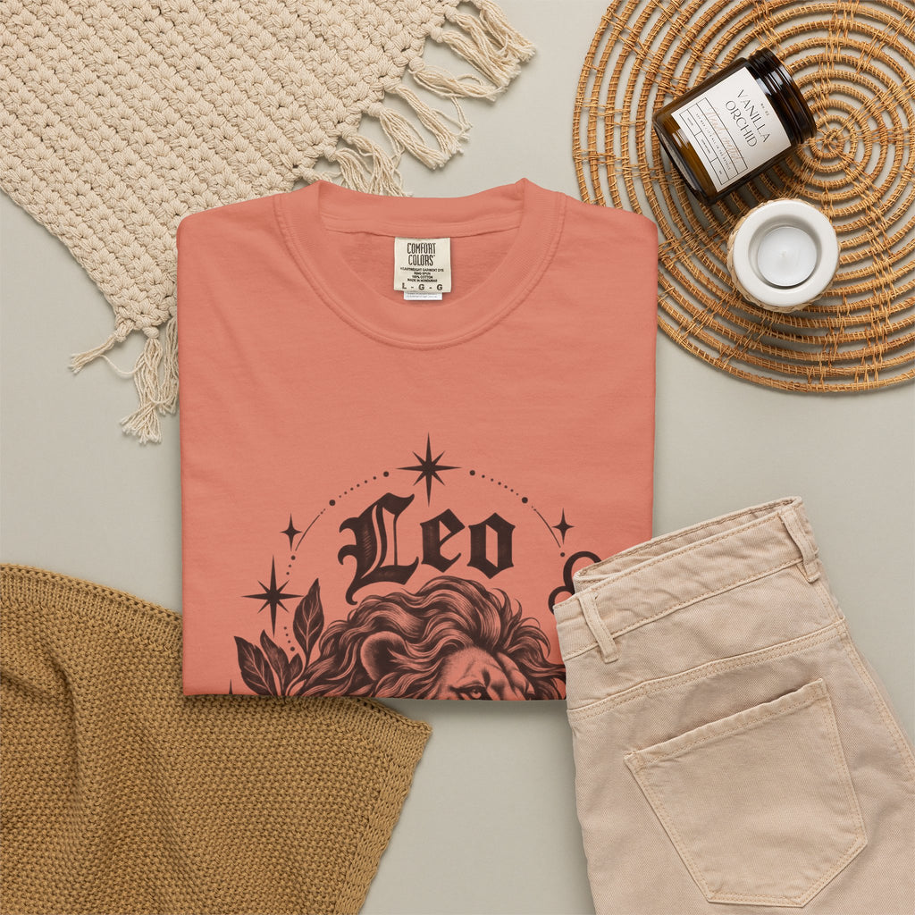 Leo Zodiac Lion T-Shirt — Astrology Horoscope Tee