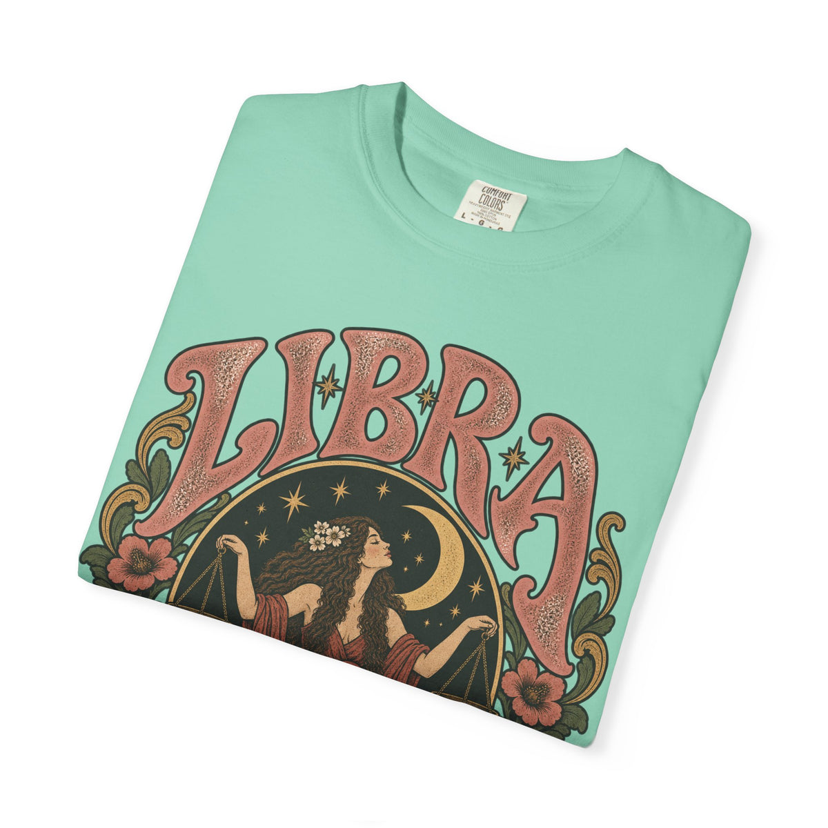 T-Shirt — Libra Vintage Zodiac Graphic Tee