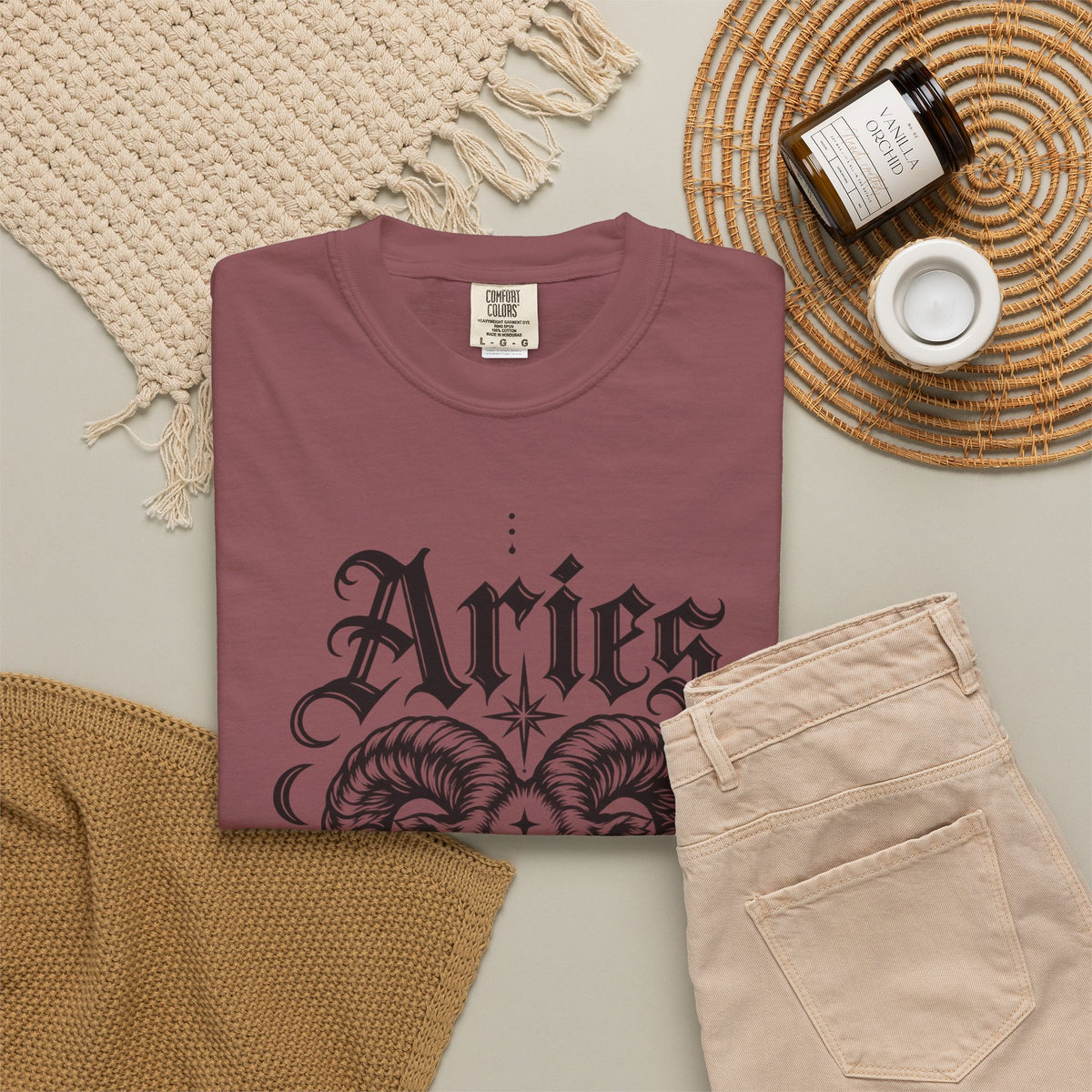Aries Ram Astrology T-Shirt — Zodiac Graphic Tee