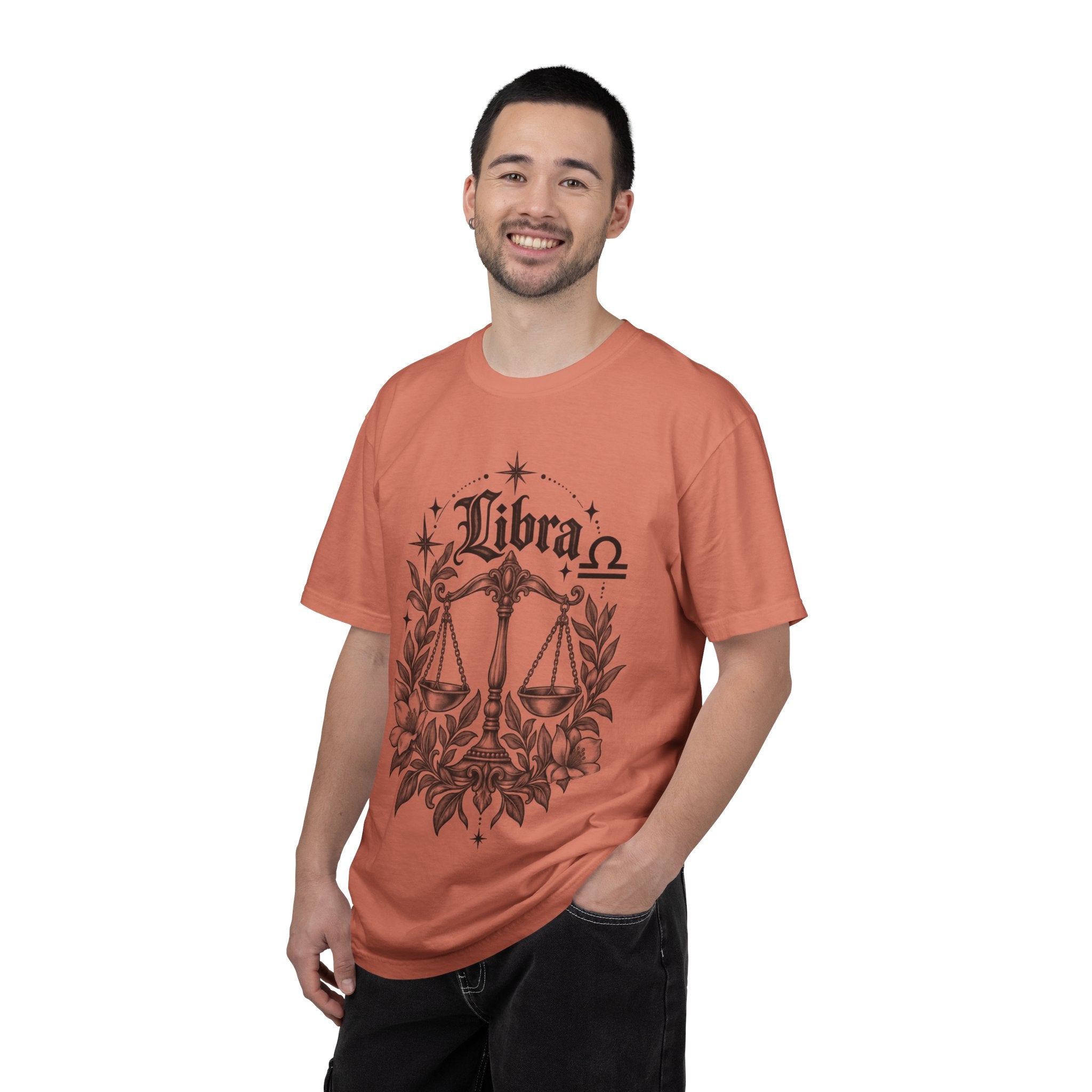 Libra Zodiac Scales T-Shirt — Astrological Sign Graphic Tee