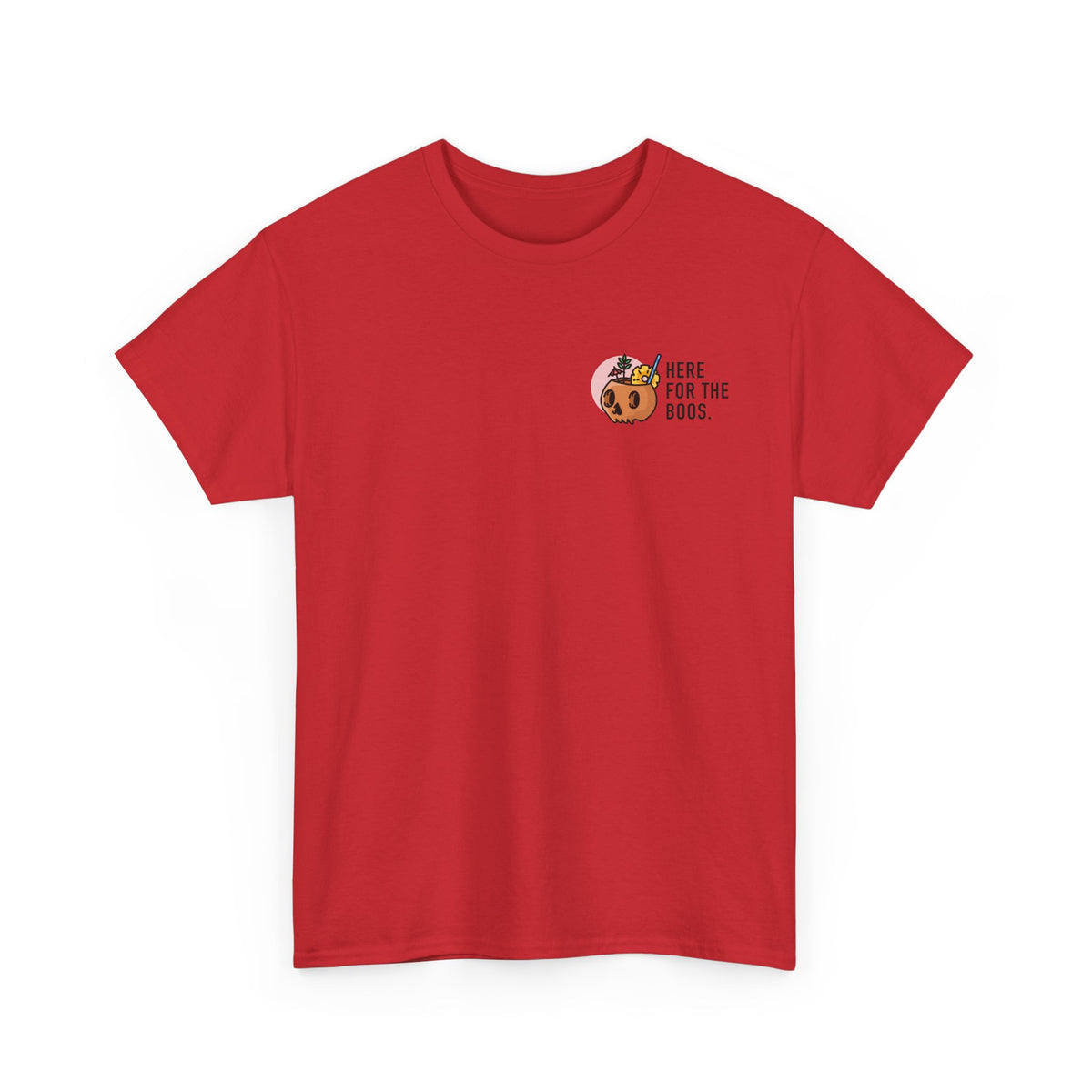 Here for the Boos Halloween T‑Shirt — Cute Boo Crew Graphic Tee