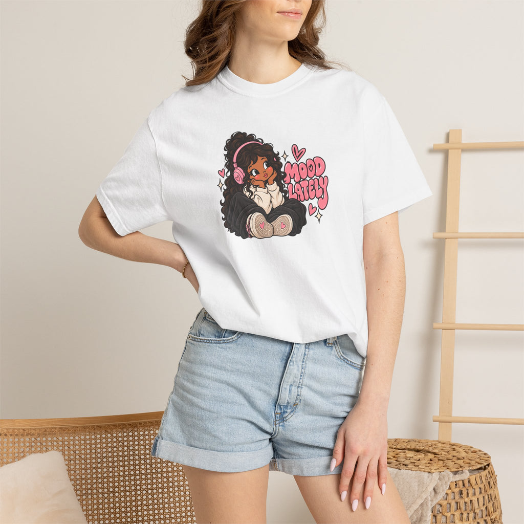 Mood T-Shirt — Cute Girl Graphic Tee