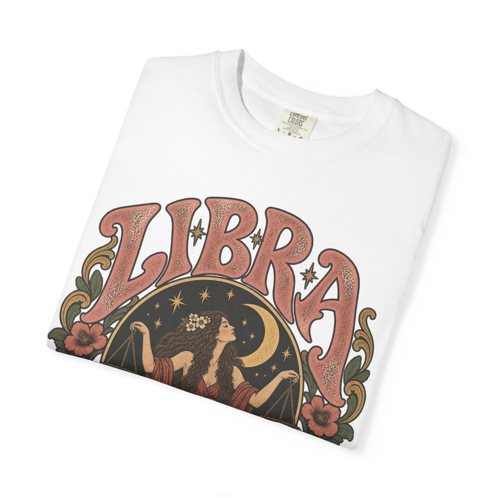 T-Shirt — Libra Vintage Zodiac Graphic Tee