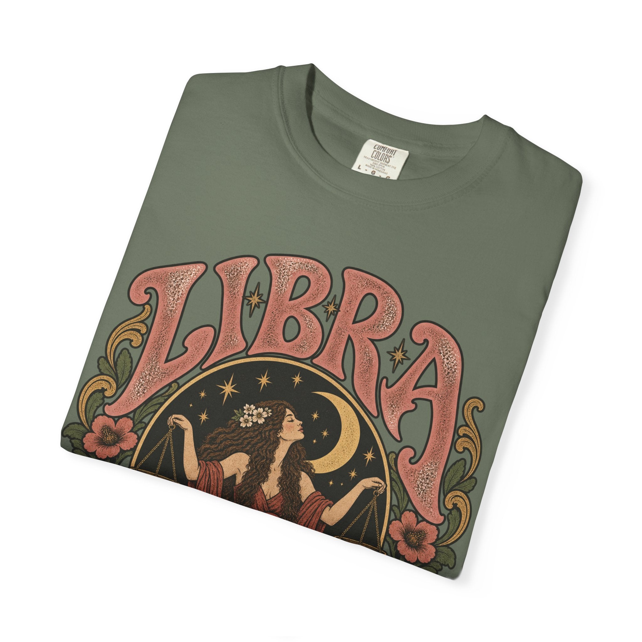 T-Shirt — Libra Vintage Zodiac Graphic Tee