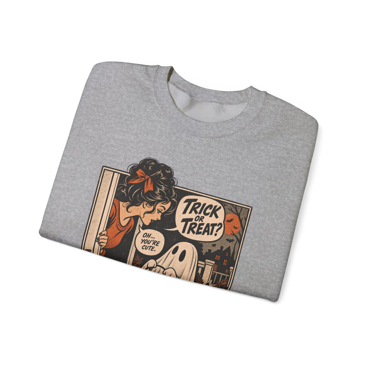 Trick or Treat Comic Sweatshirt