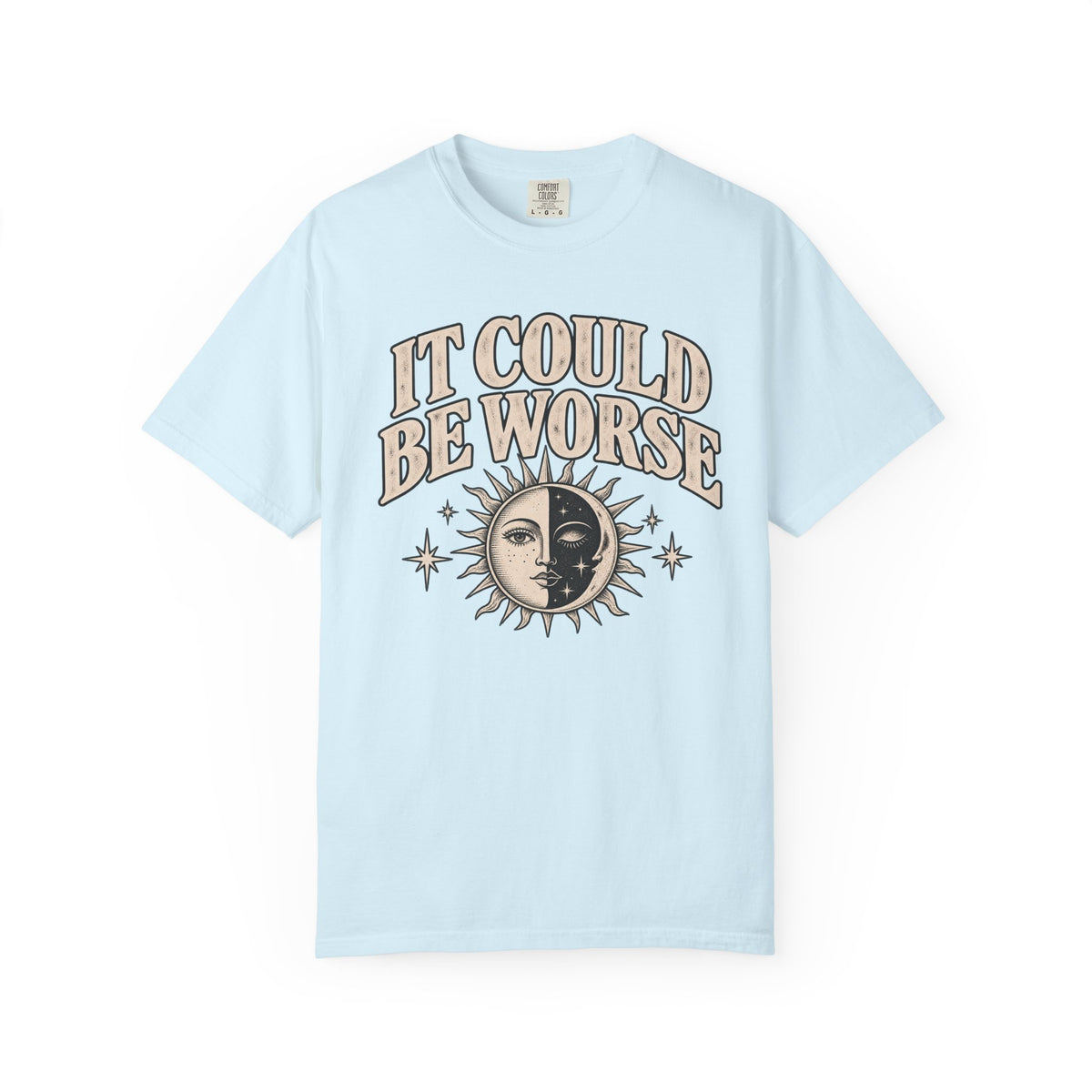 It Could Be Worse Tee — Vintage Sun & Moon Graphic T-Shirt