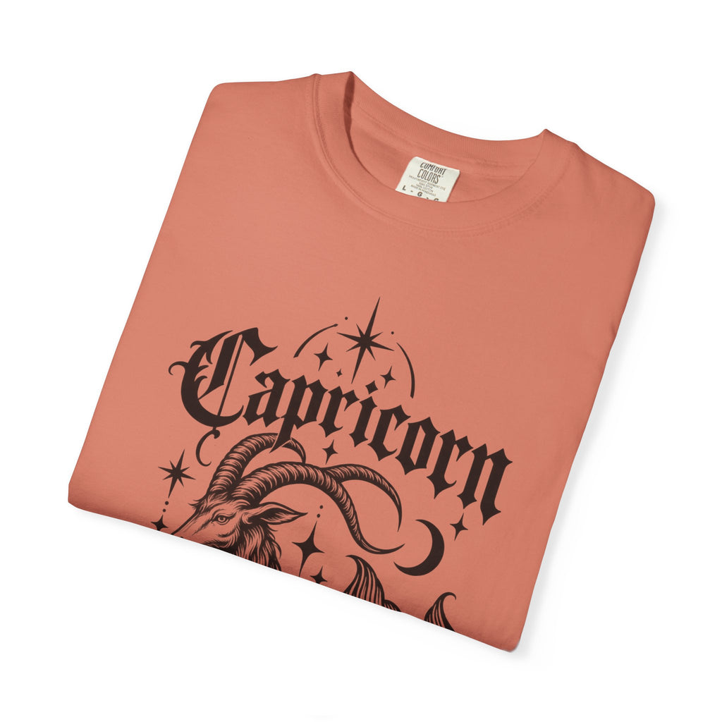 Capricorn Zodiac T-Shirt — Mystical Goat-Fish Astrology Tee