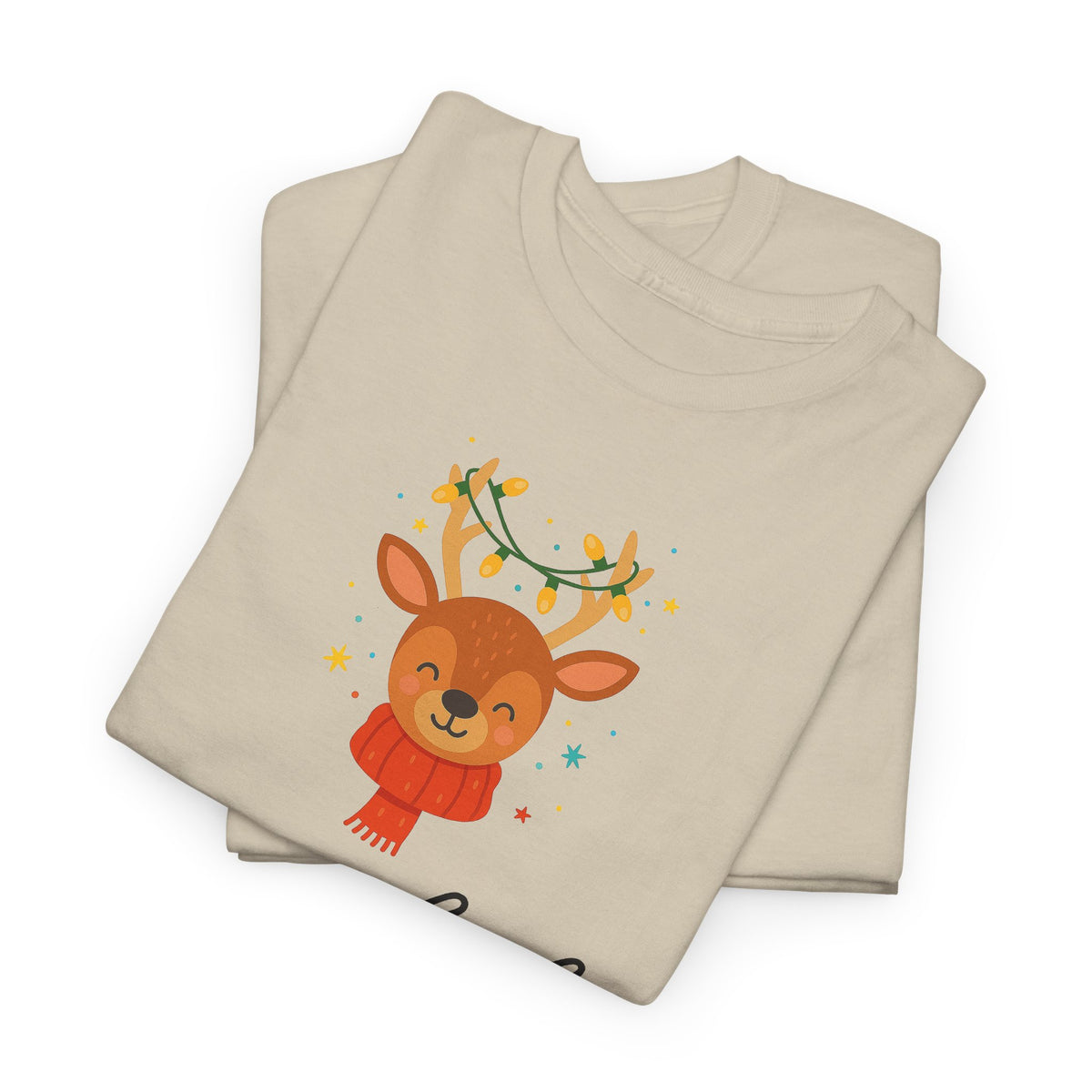 Joyful Reindeer Tee – Cute Holiday Christmas Shirt