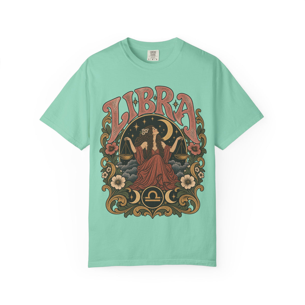 T-Shirt — Libra Vintage Zodiac Graphic Tee