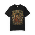 Taurus Zodiac T‑Shirt — Vintage Astrological Bull Graphic