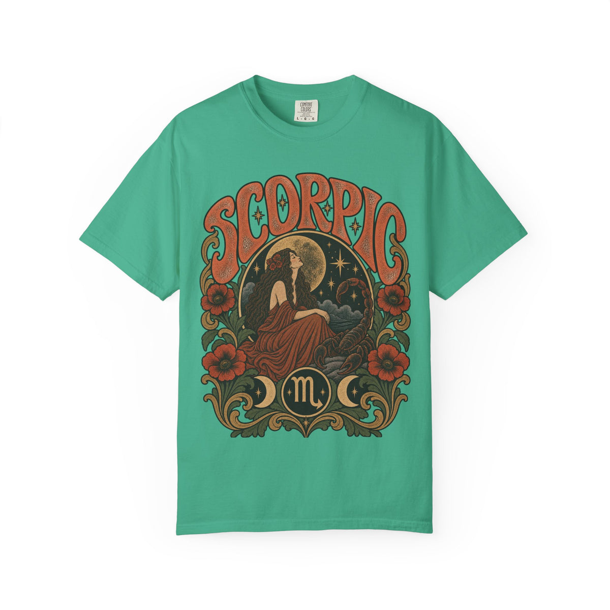 Scorpio Zodiac Tee — Vintage Astrology Graphic T-Shirt