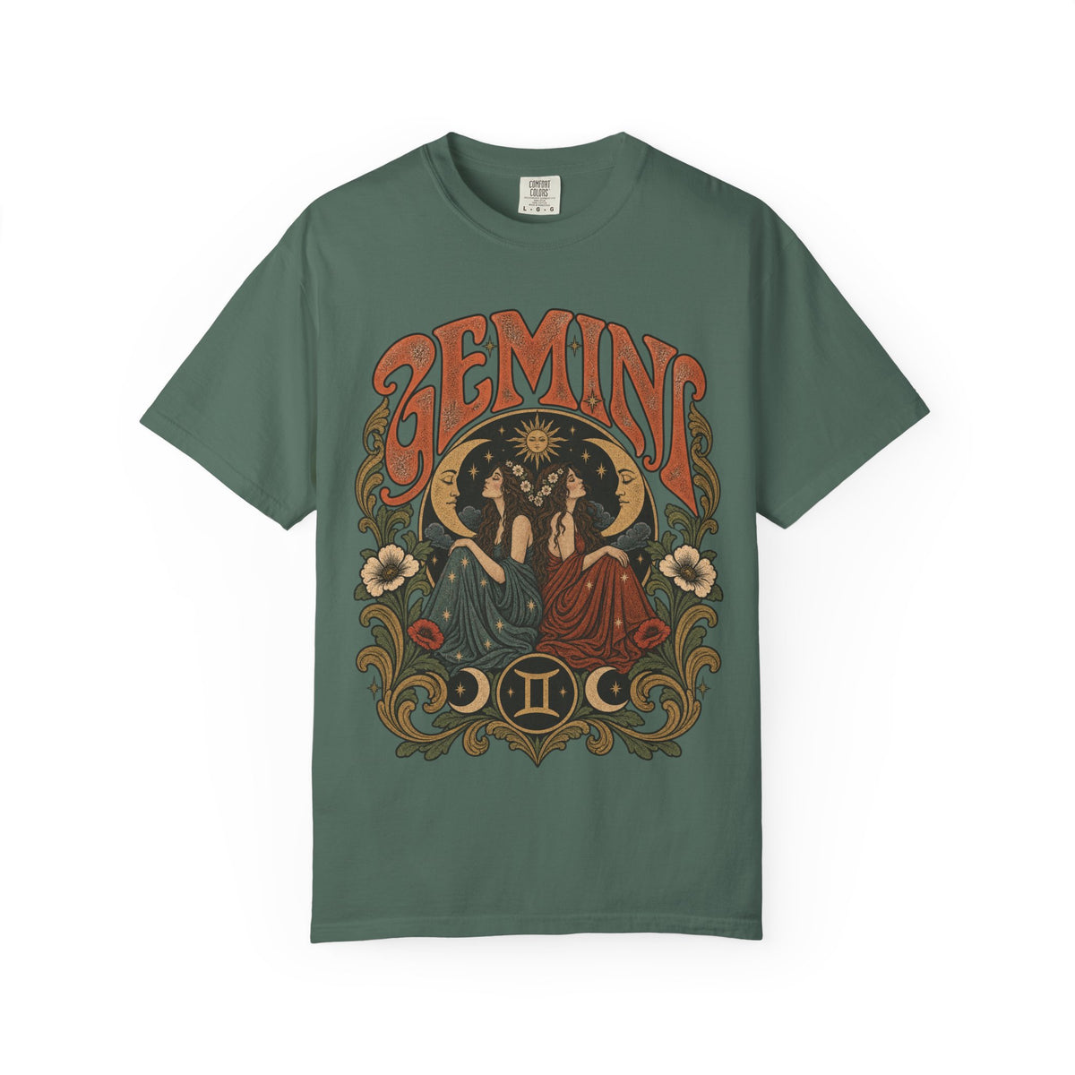Gemini Zodiac T-Shirt — Vintage Astrological Graphic Tee