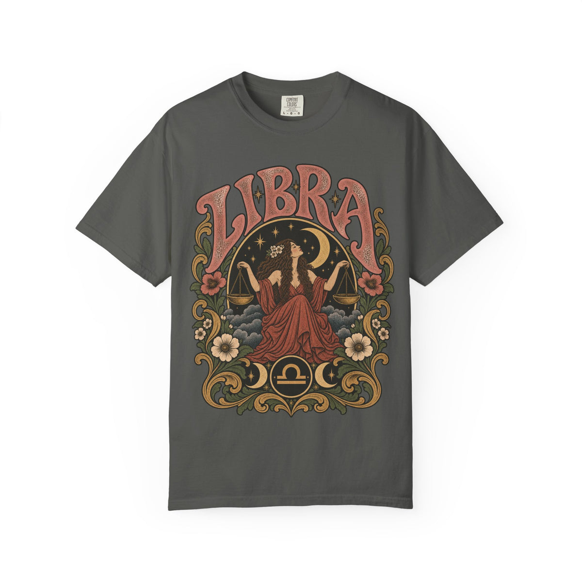 T-Shirt — Libra Vintage Zodiac Graphic Tee