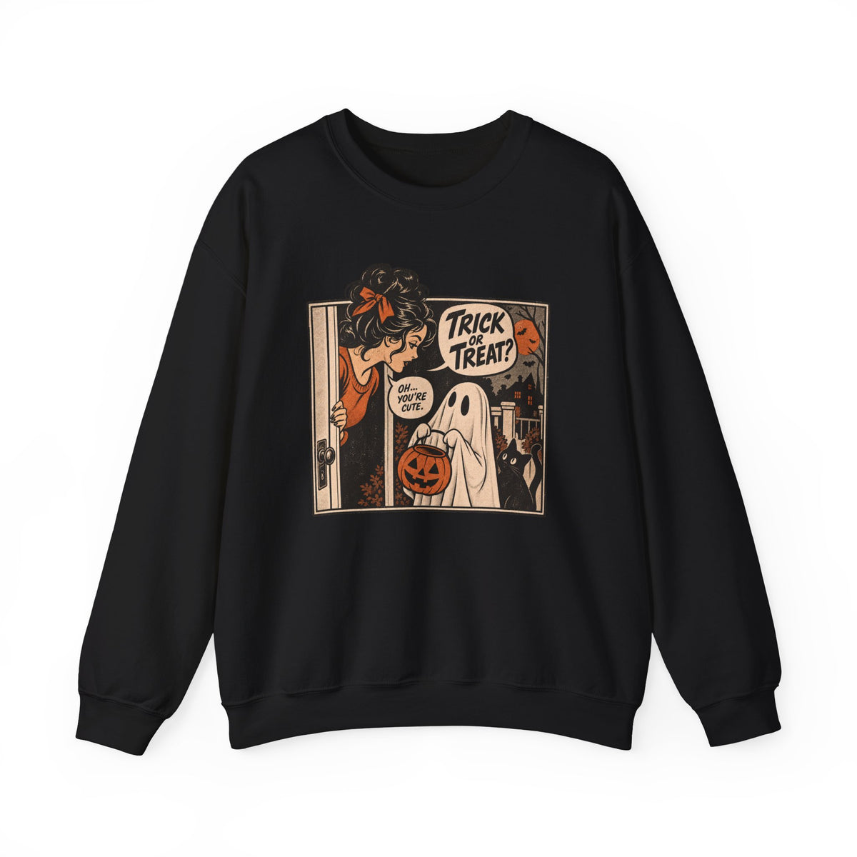 Trick or Treat Comic Sweatshirt