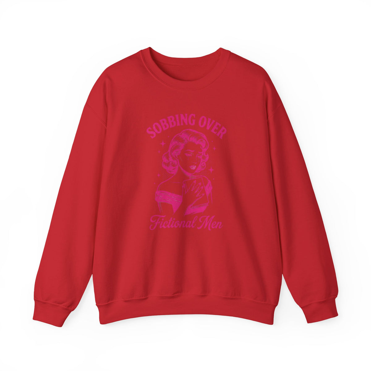 Sobbing Over Fictional Men Sweatshirt | BookTok Romance Club