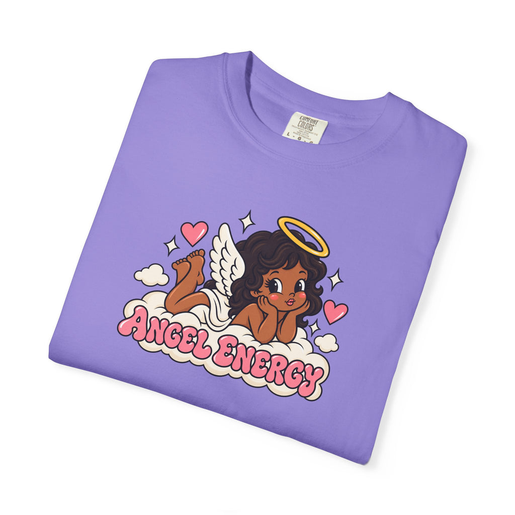 Angel Energy T-Shirt — Cute Retro Angel Graphic Tee