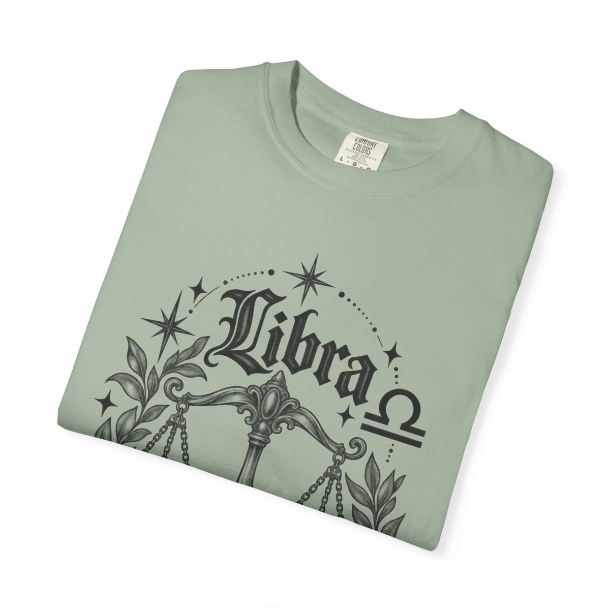 Libra Scales Zodiac Tee — Astrology Graphic T-Shirt