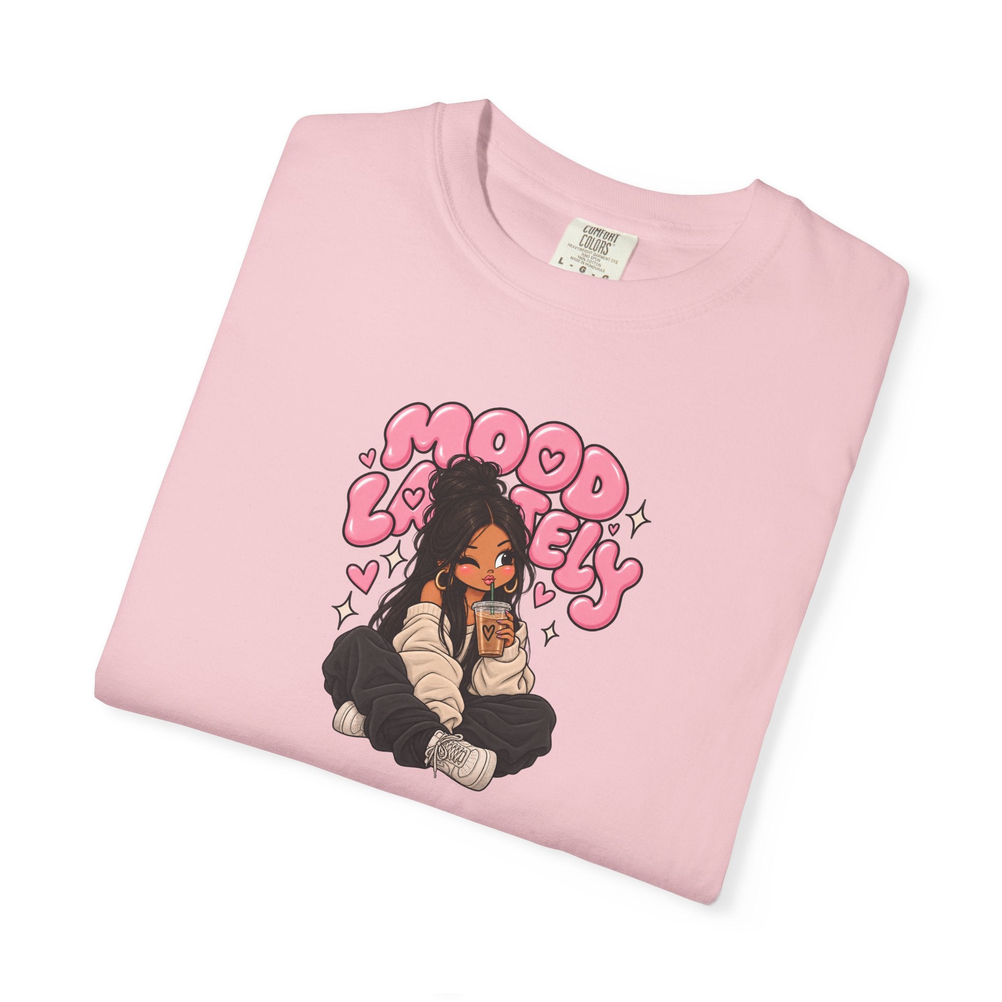 Mood Lovely T-Shirt — Cute Cartoon Girl Graphic Tee