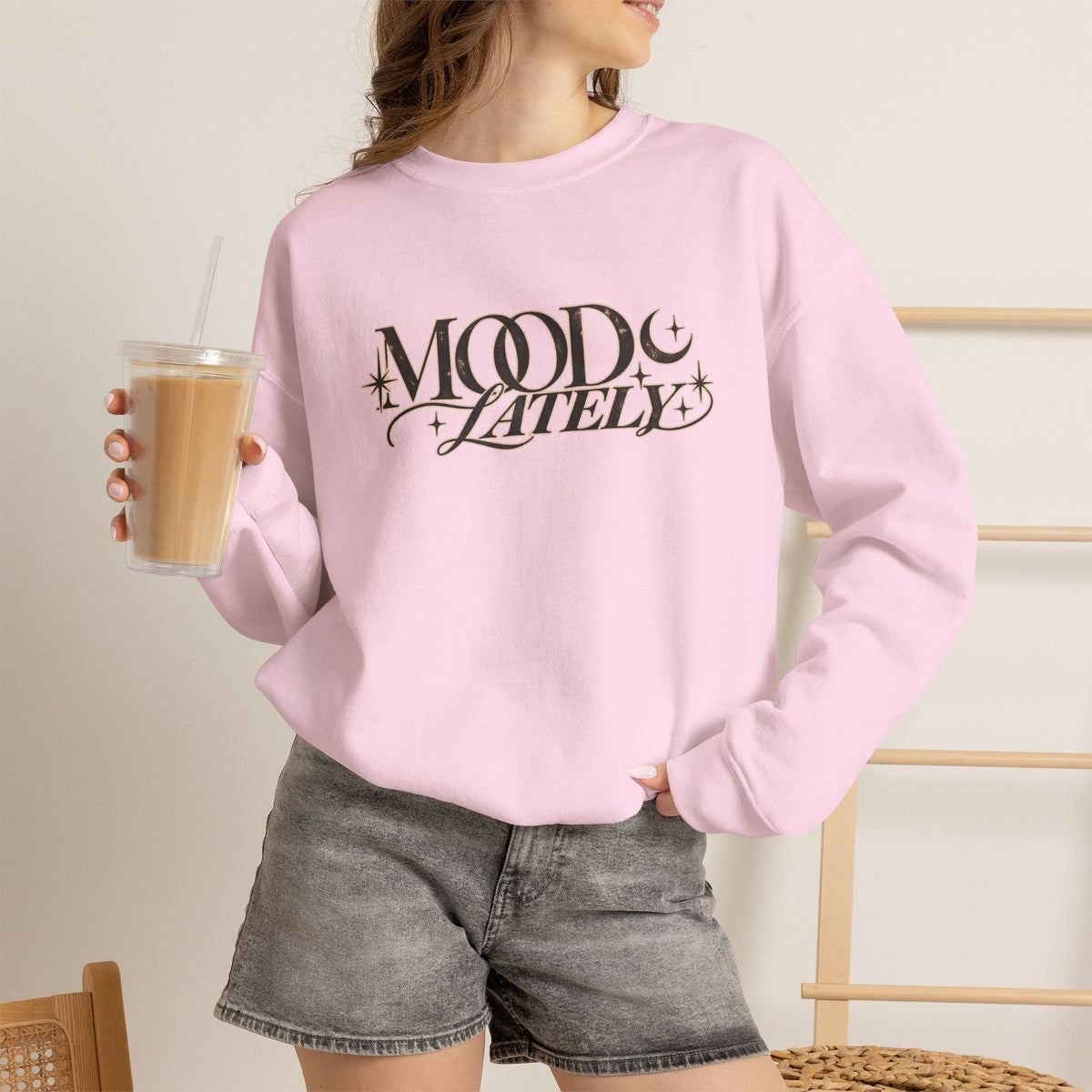 Moon and Stars Script Sweatshirt
