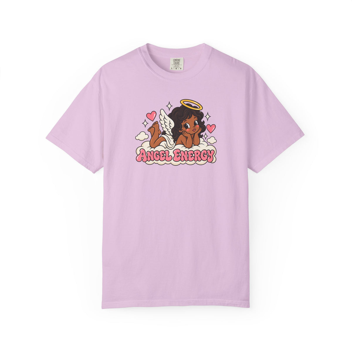 Angel Energy T-Shirt — Cute Retro Angel Graphic Tee