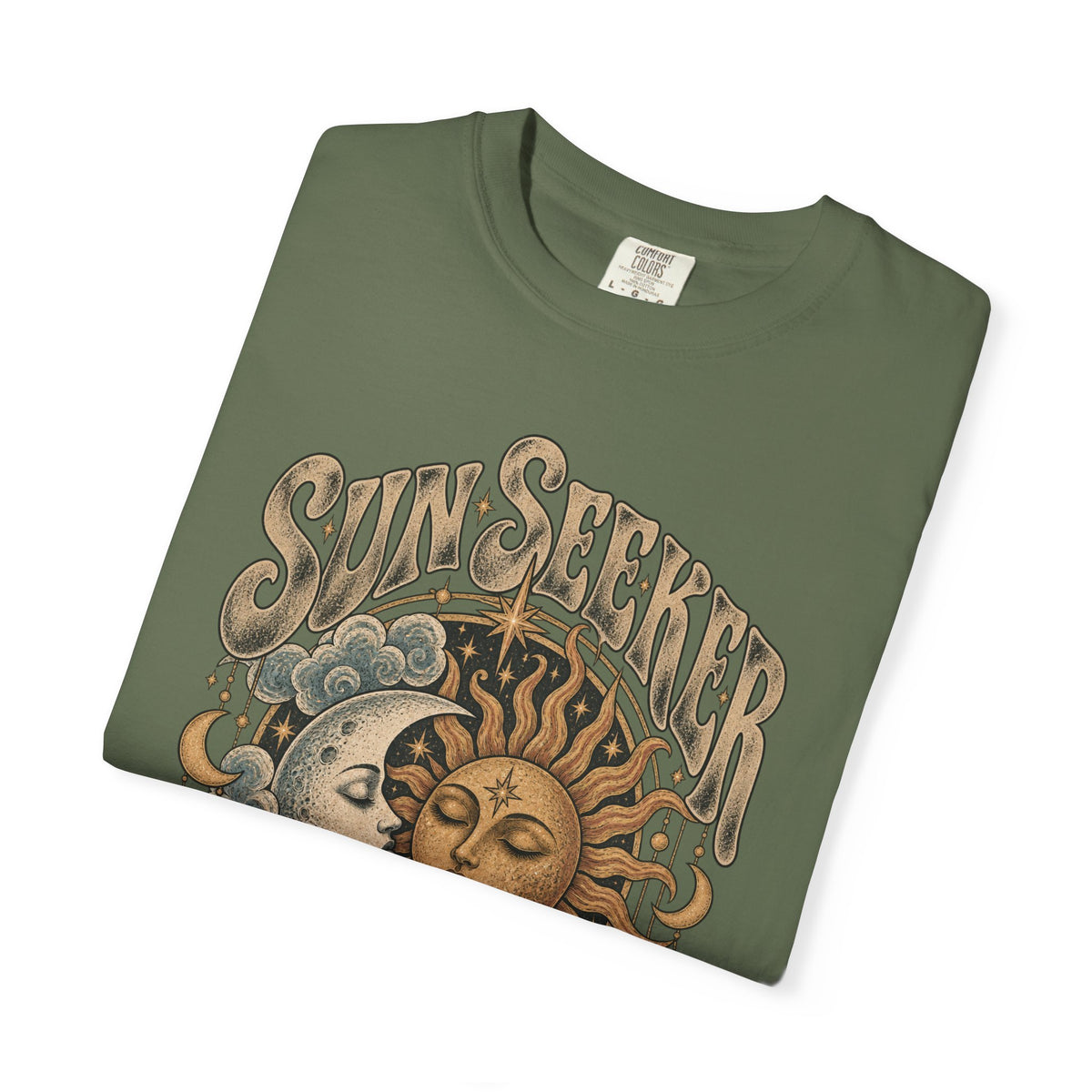 Sunseeker Moonlover Tee — Vintage Sun & Moon Graphic T-Shirt