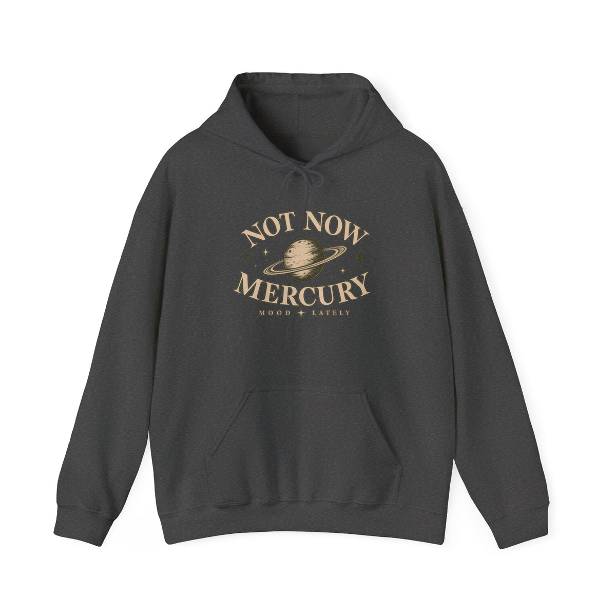 Not Now Mercury Hoodie — Mercury Retrograde Astrology Pullover