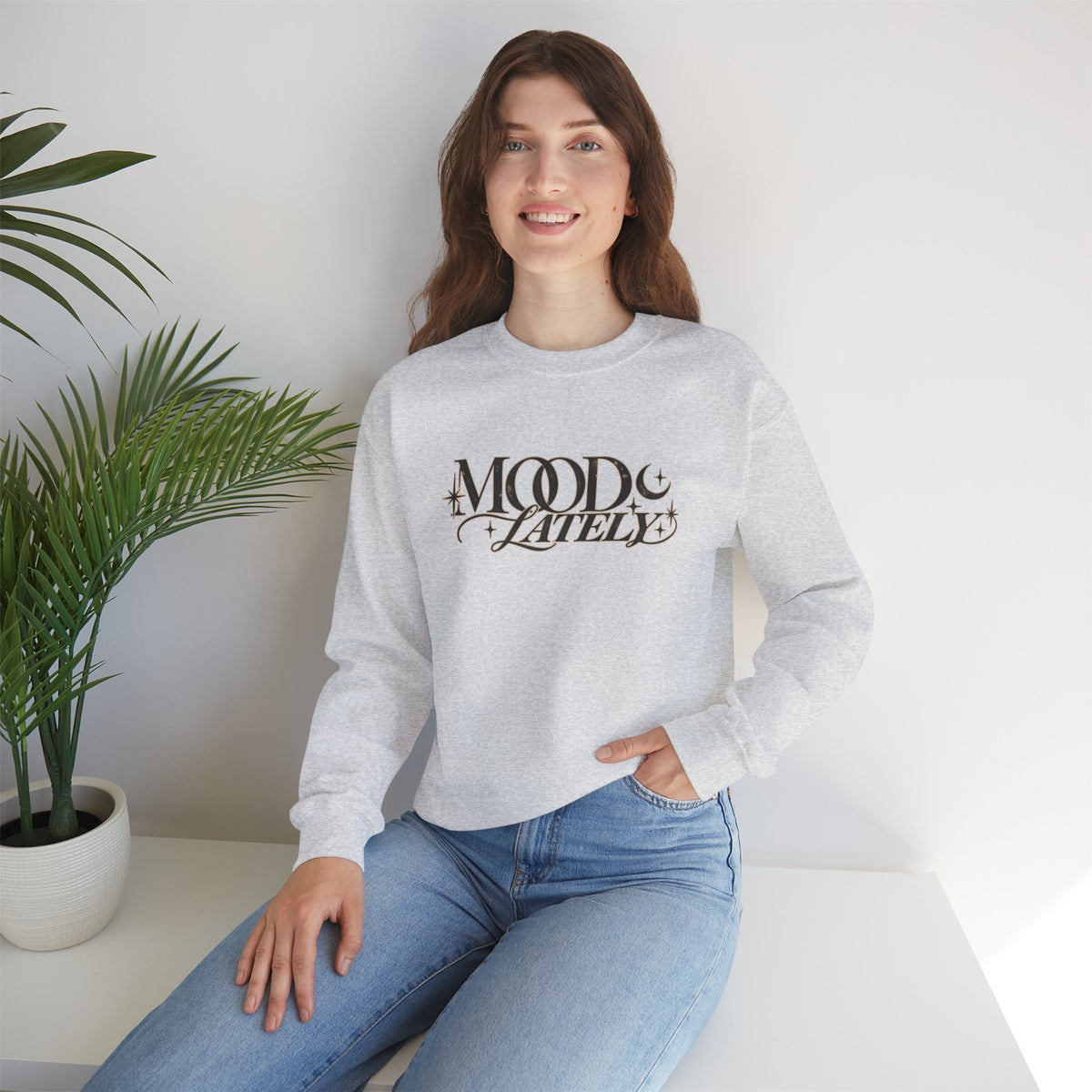 Moon and Stars Script Sweatshirt