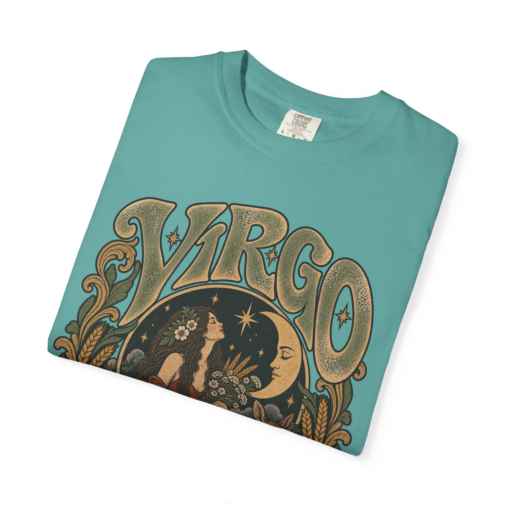 Virgo Zodiac T-Shirt — Vintage Astrology Graphic Tee