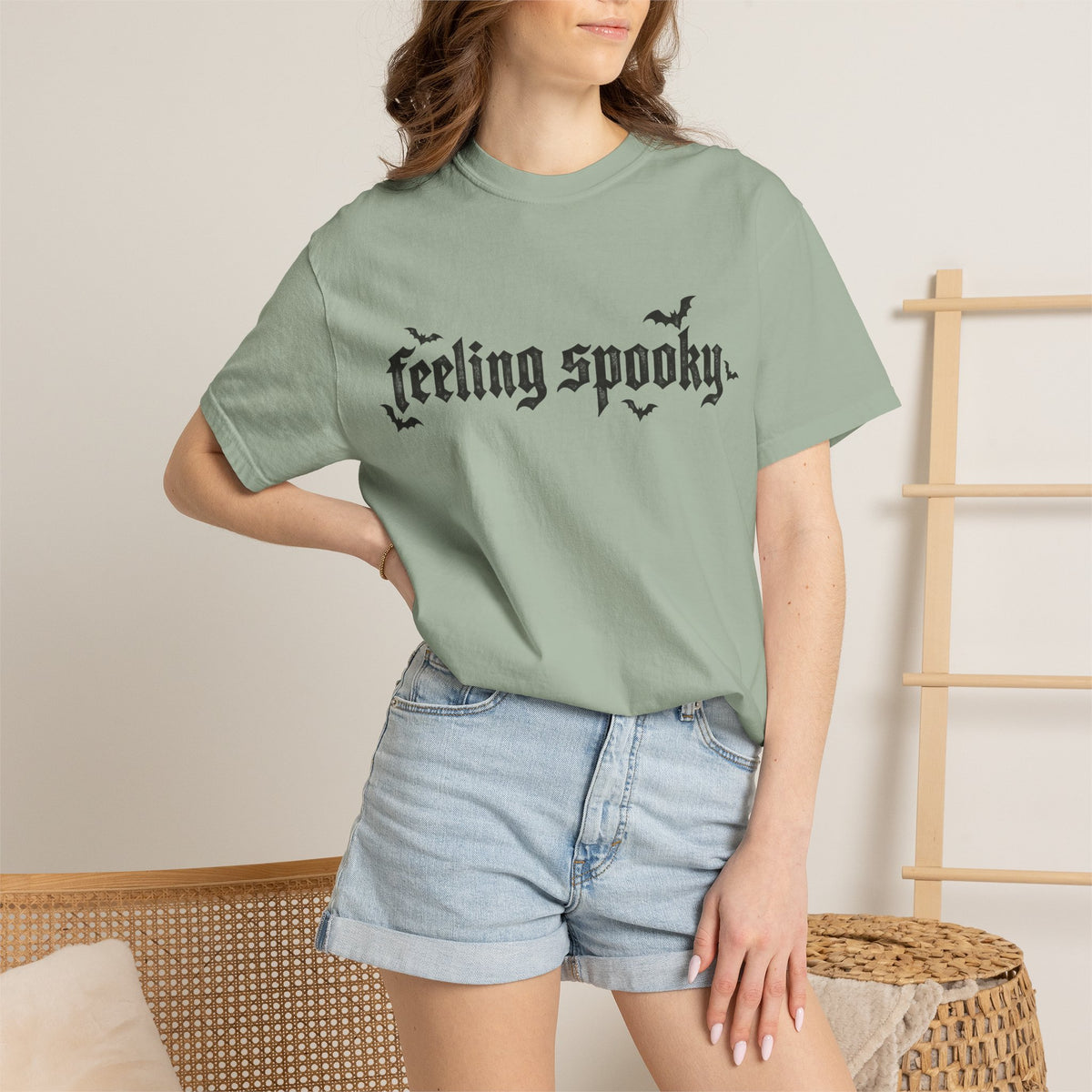 Feeling Spooky T-Shirt — Gothic Halloween Graphic Tee
