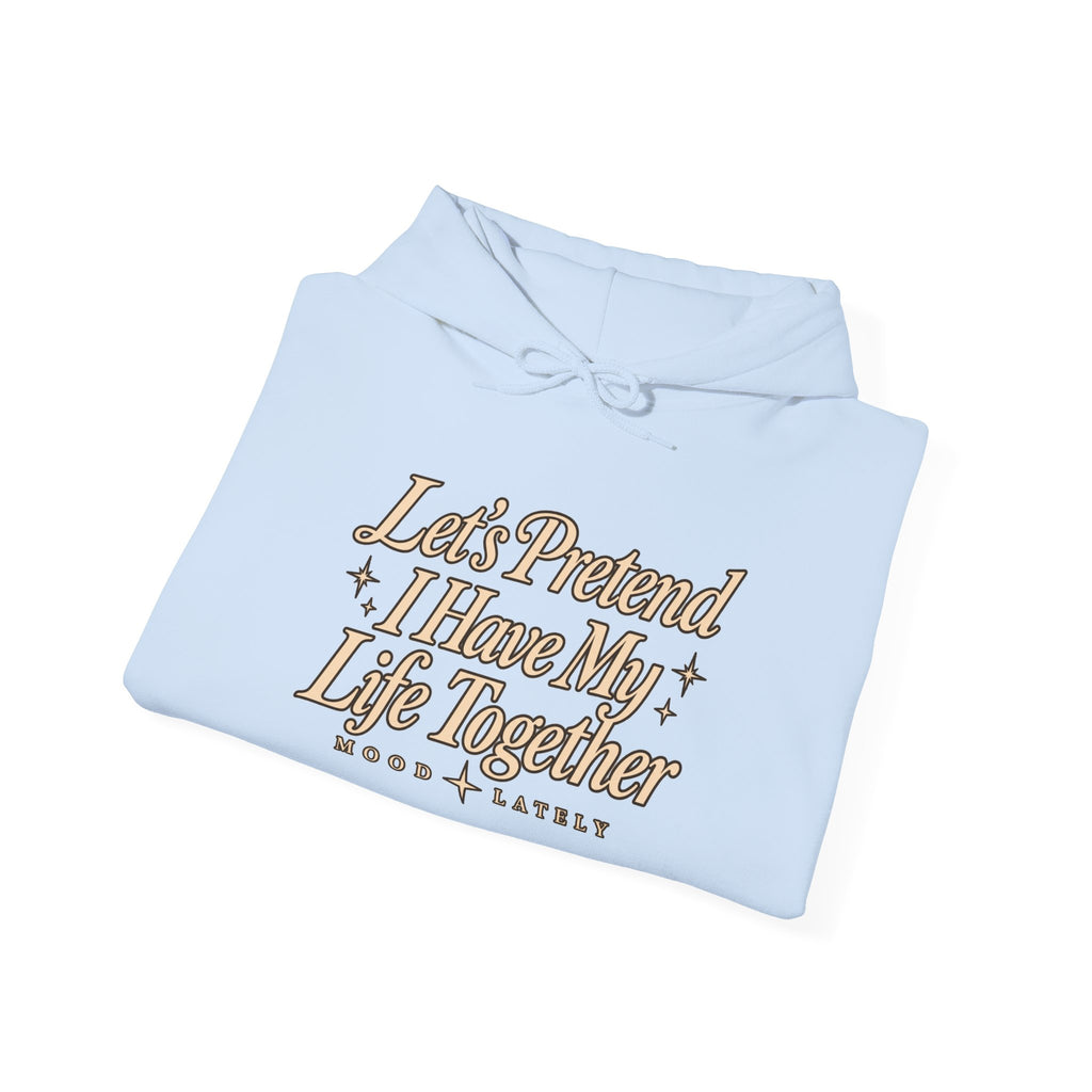 Let's Pretend I Have My Life Together Hoodie — Funny Graphic Pullover
