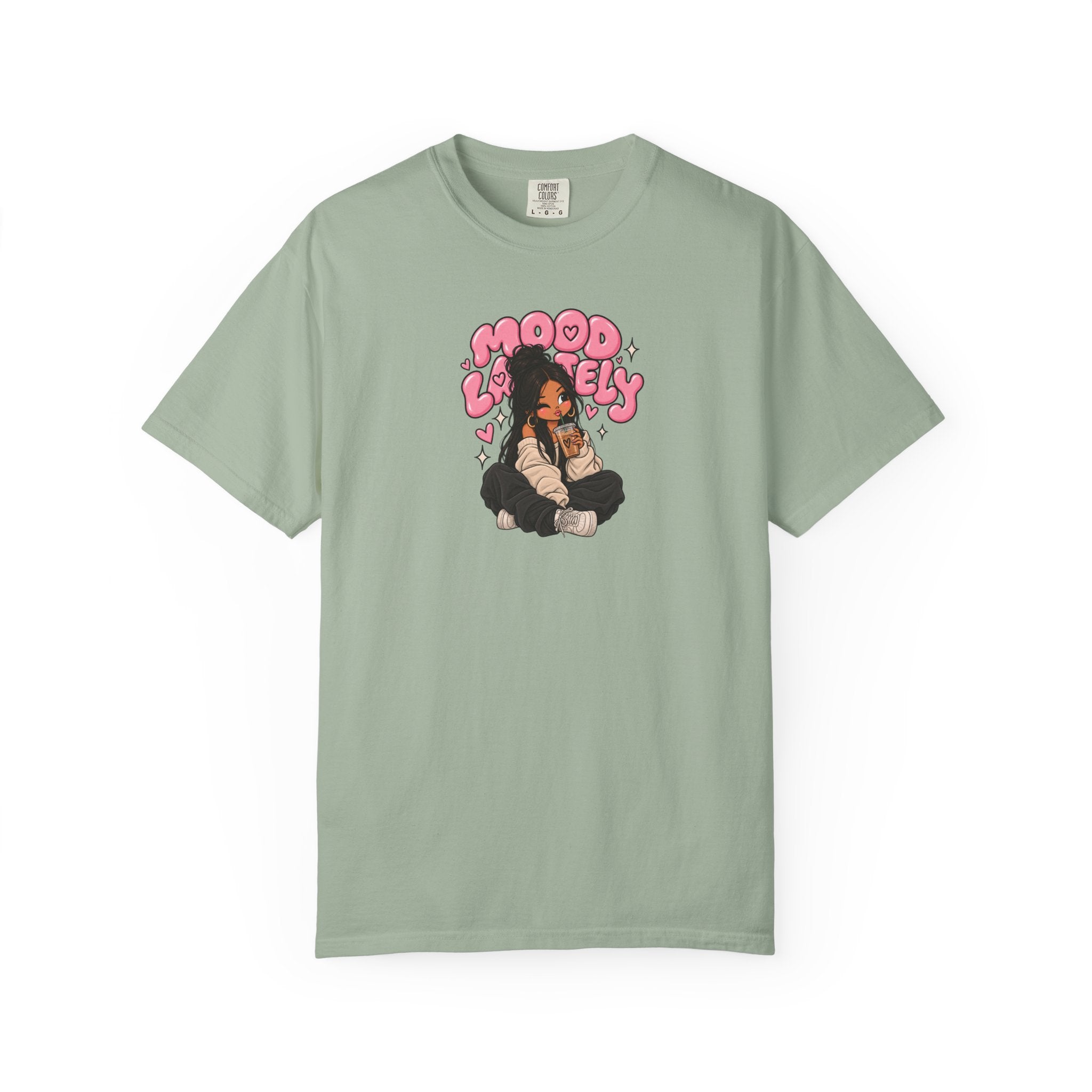 Mood Lovely T-Shirt — Cute Cartoon Girl Graphic Tee