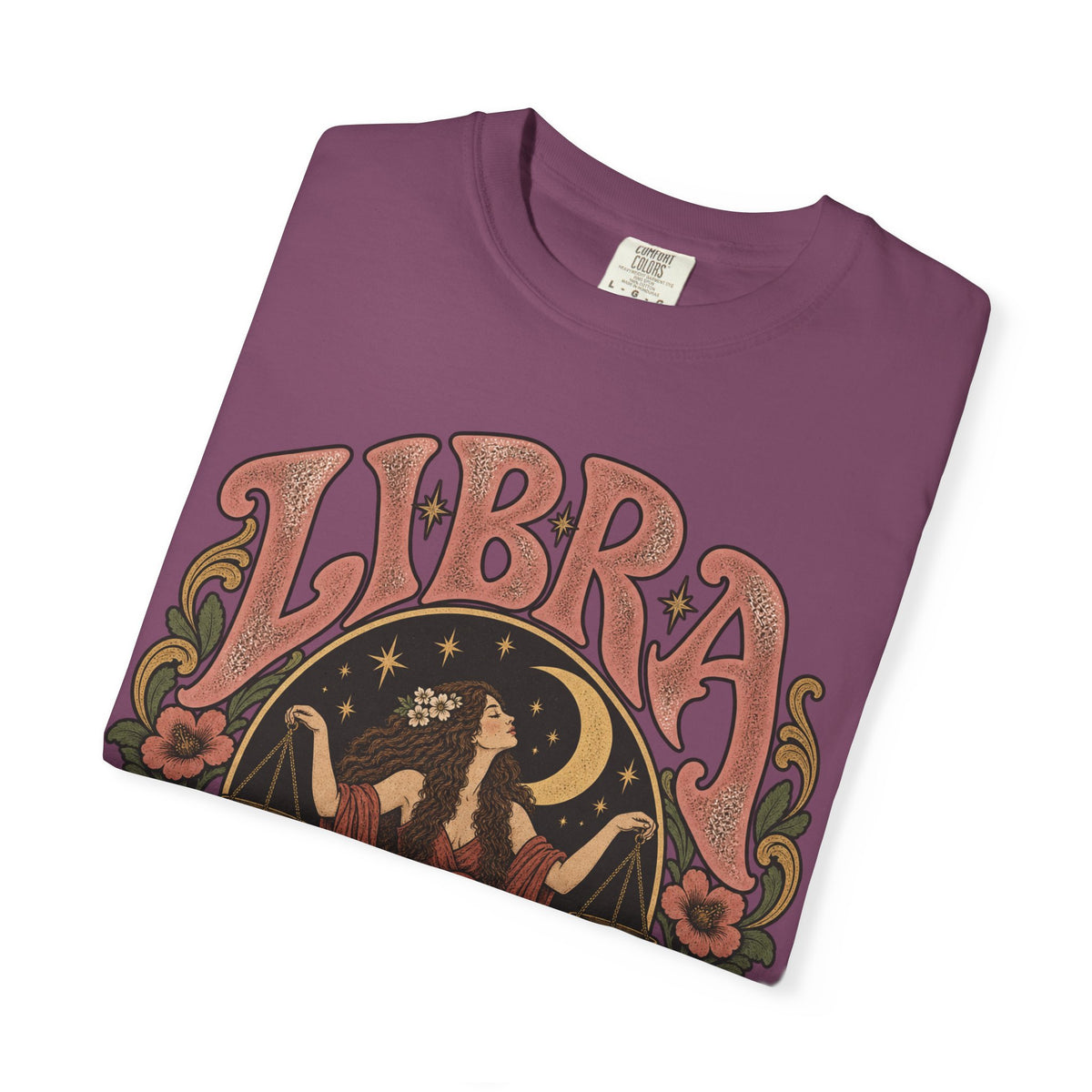 T-Shirt — Libra Vintage Zodiac Graphic Tee
