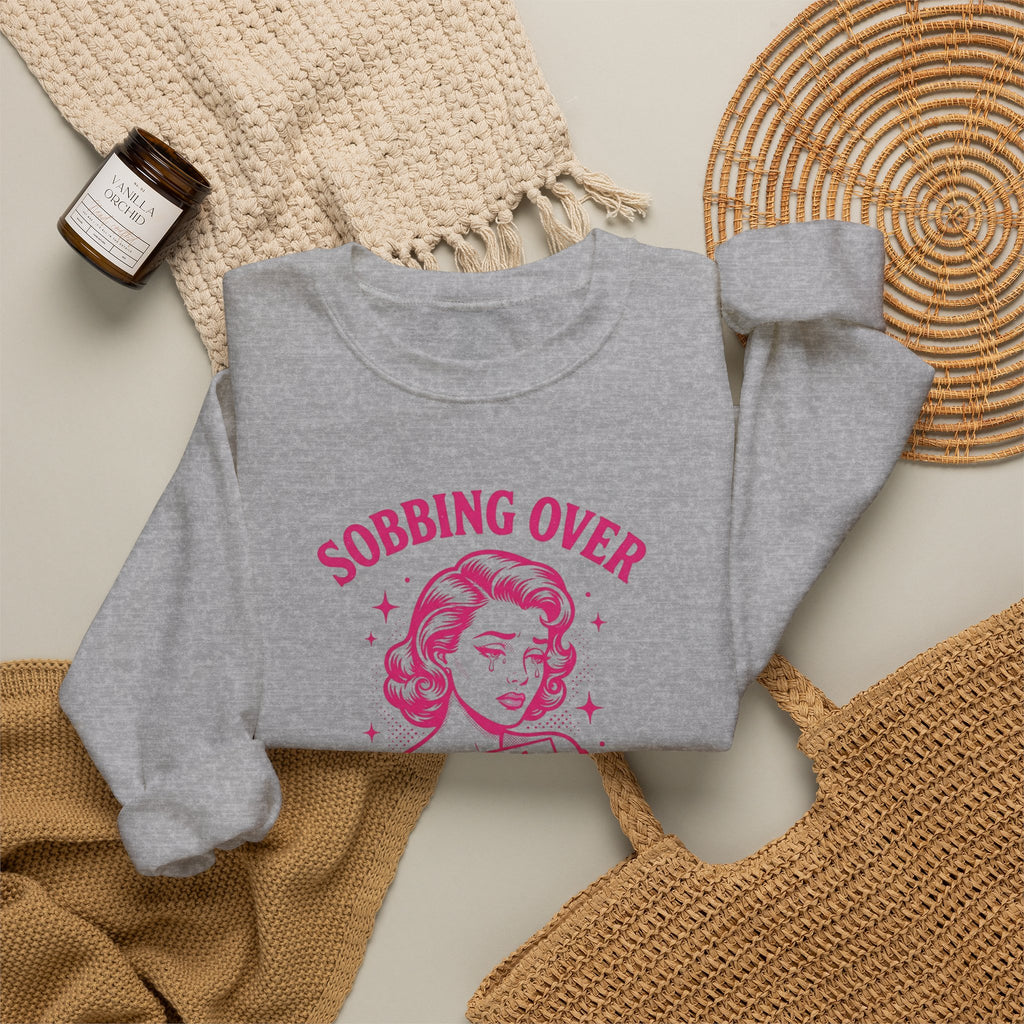 Sobbing Over Fictional Men Sweatshirt | BookTok Romance Club