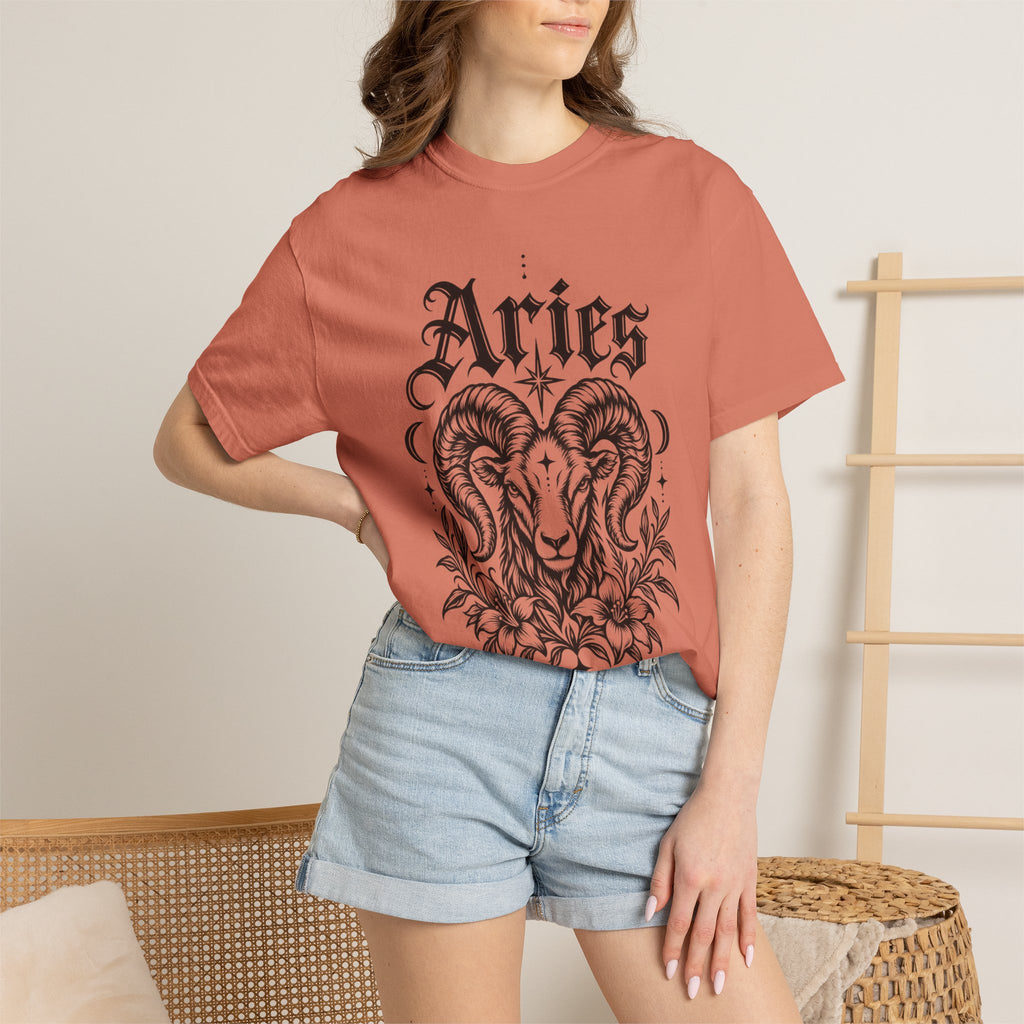 Aries Ram Astrology T-Shirt — Zodiac Graphic Tee