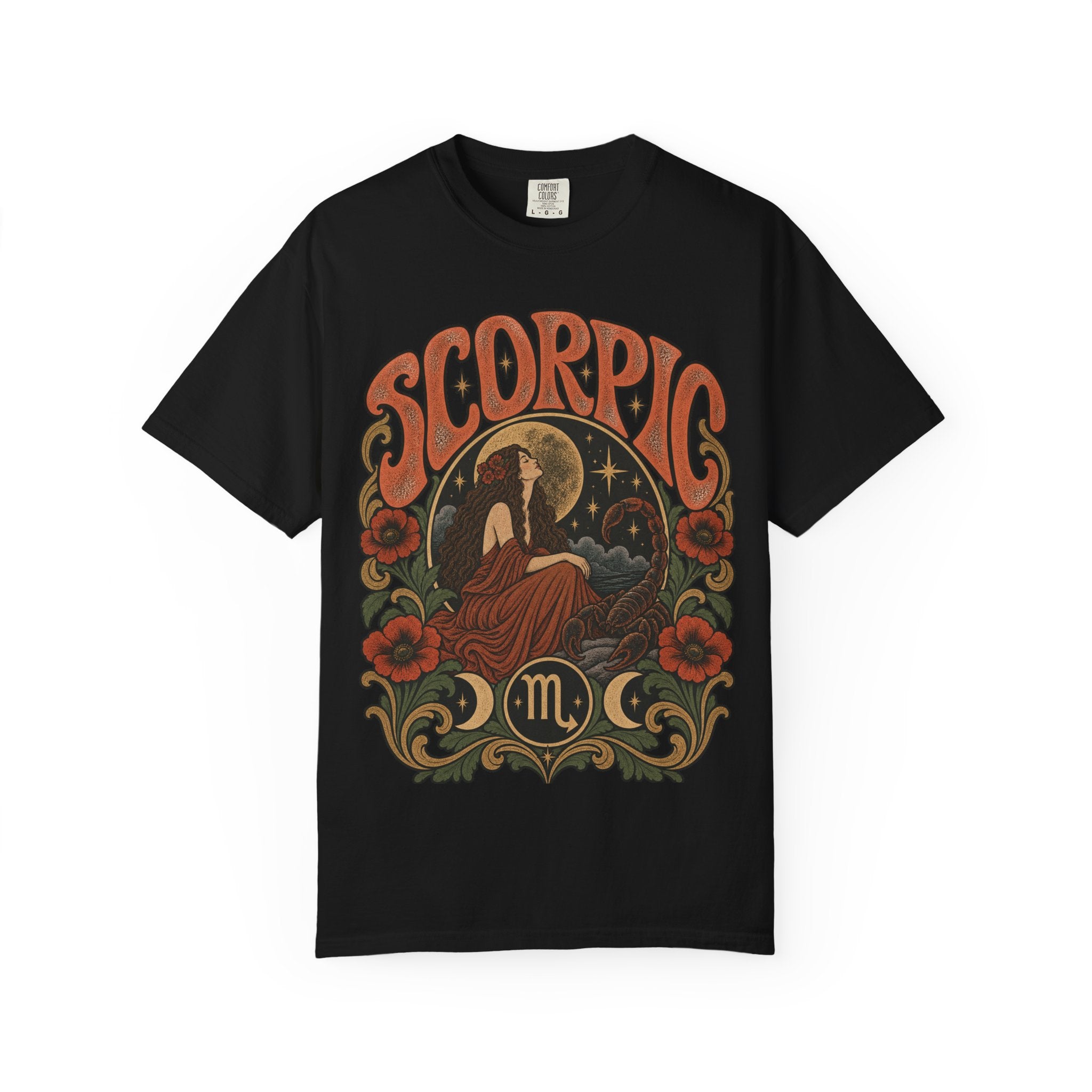 Scorpio Zodiac Tee — Vintage Astrology Graphic T-Shirt